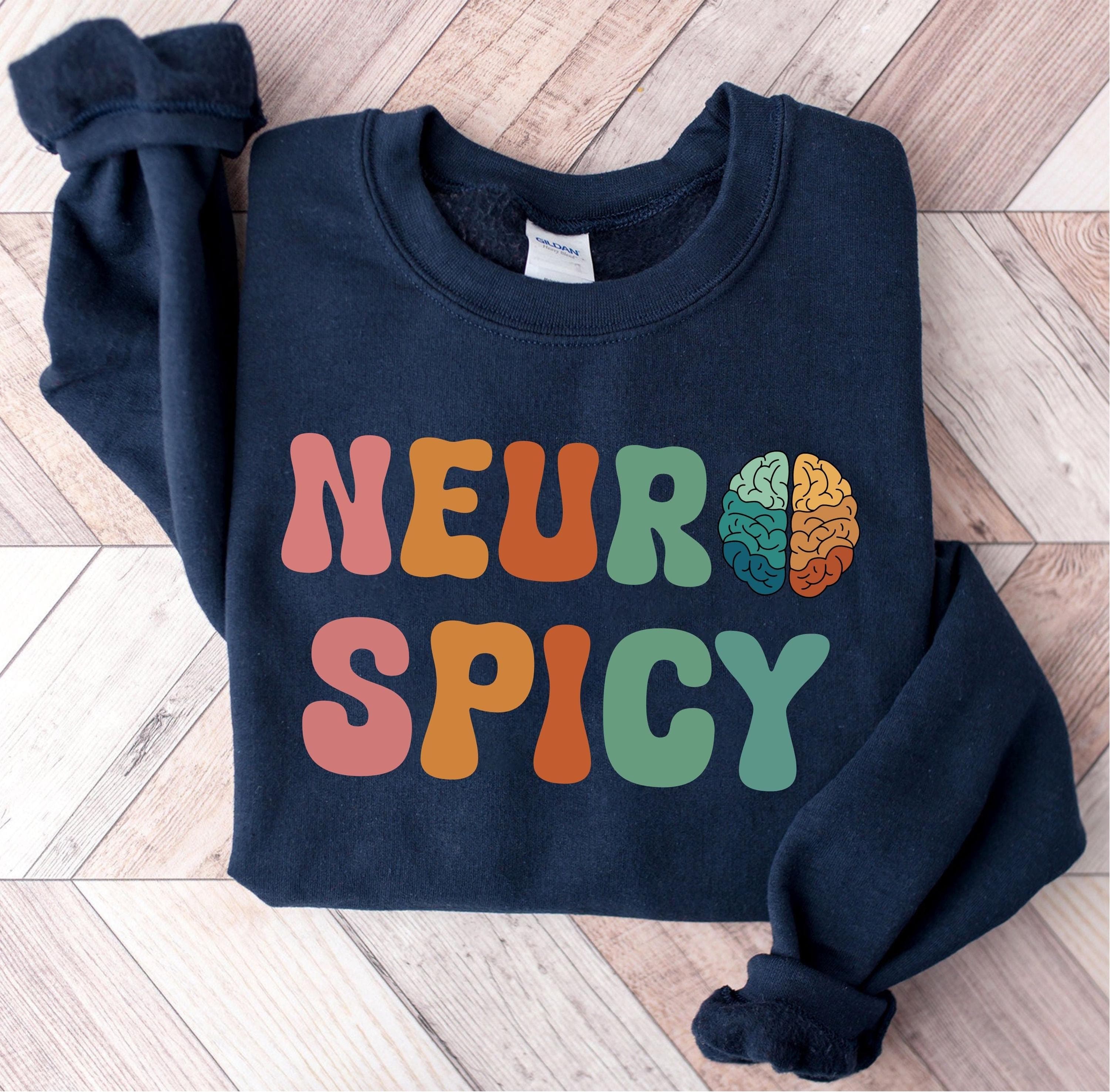 Neuro Spicy Png Svg | Neurodivergent Shirt Design | Funny Neurodiversity Png Svg | Autism Awareness Design for Cricut & Silhouette