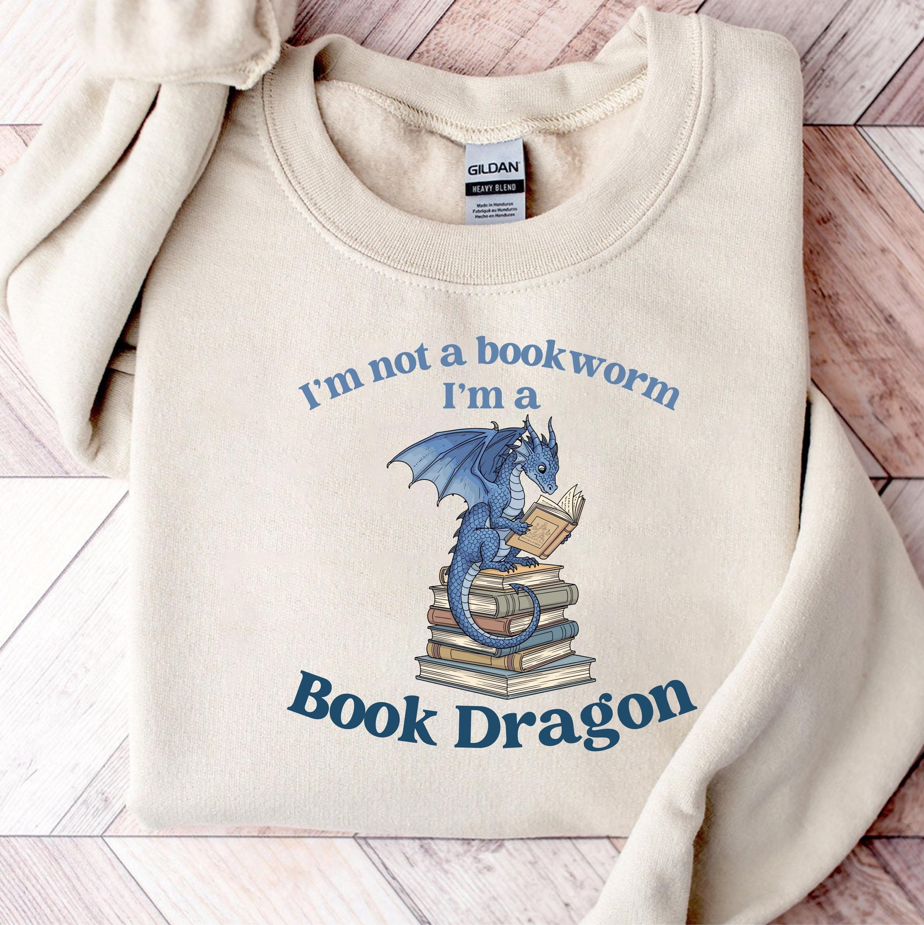 Book Dragon Png Svg | Book Lover 2 Png Svg |  I'm Not A Bookworm | Fantasy Reader | Dragon Lover Gift for Cricut & Silhouette