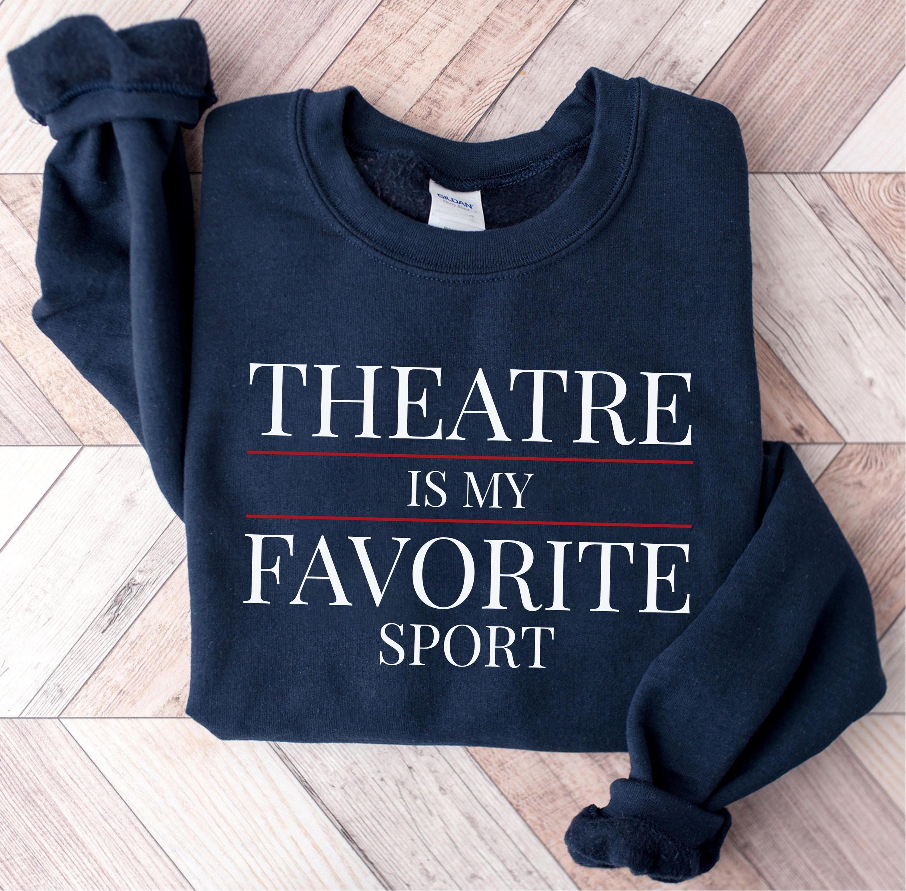 Theater Is My Favorite Sport Png Svg |  Drama Acting Design | Stage Play Art | Broadway Theatre Lover for Cricut & Silhouette