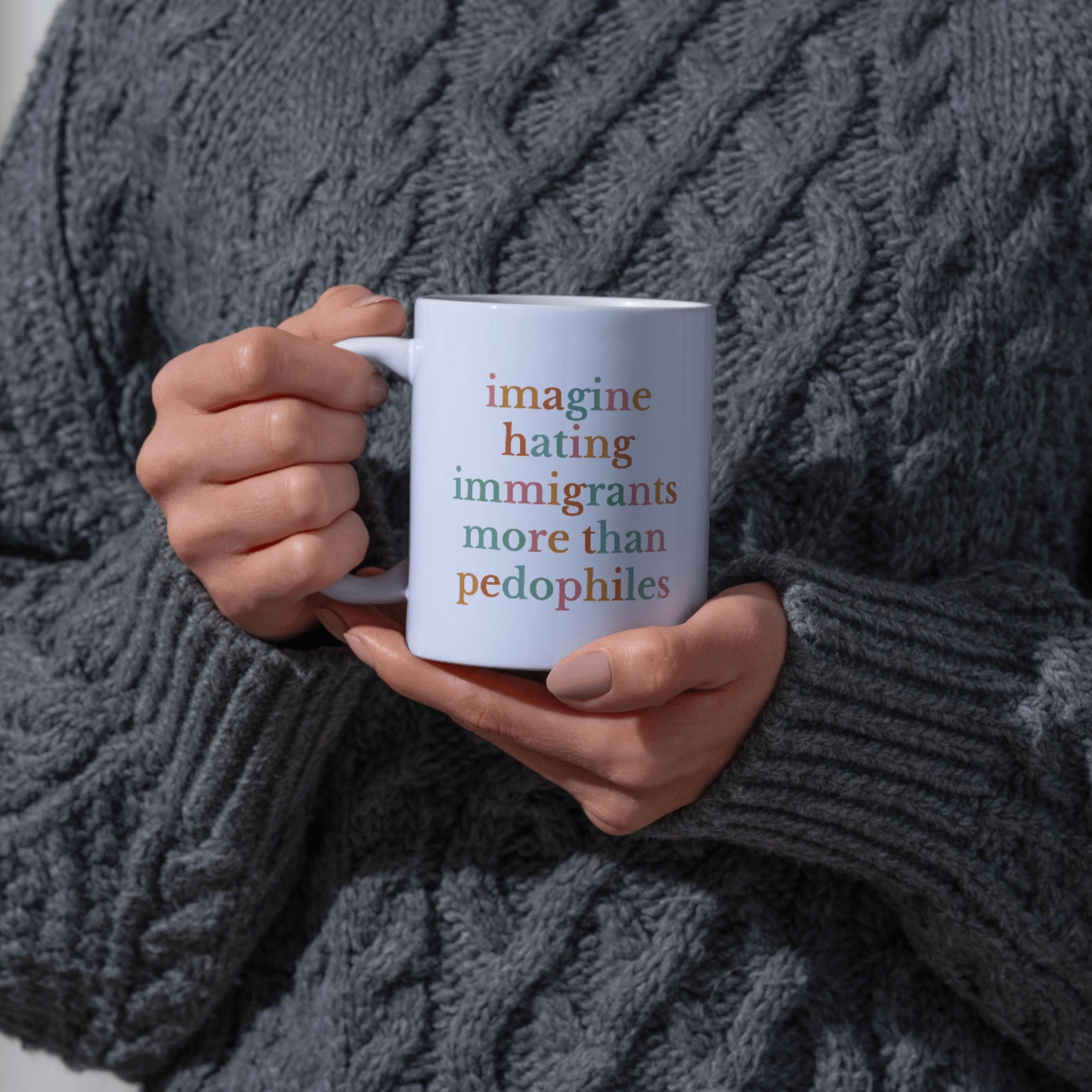 Imagine Hating Immigrants Png Svg | Anti ICE Protest Design | Human Rights | Anti Trump Shirt Design for Cricut & Silhouette