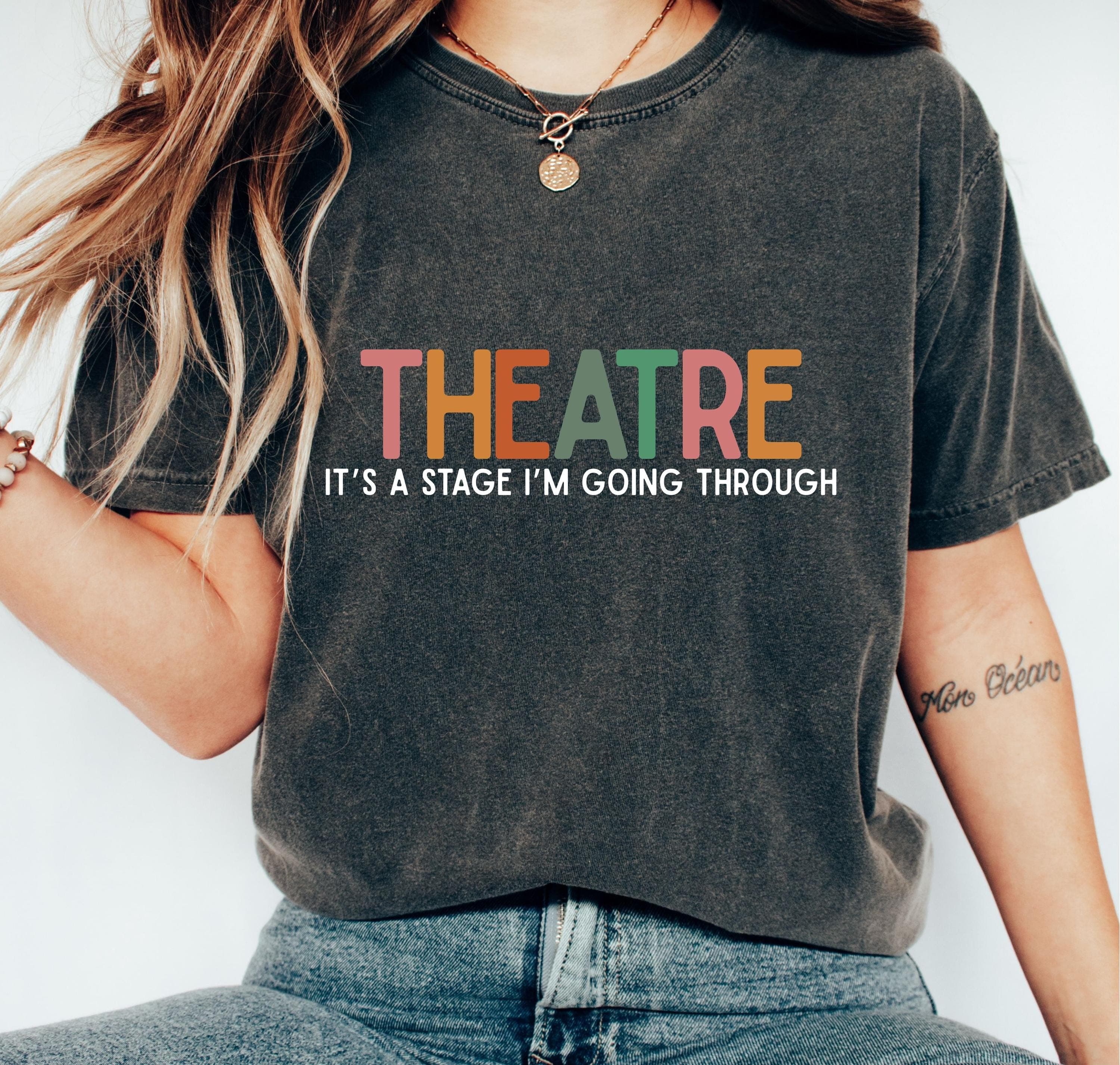 Theatre Design | Theatre It's A Stage I'm Going Through Svg Png | Drama Acting Quote | Broadway Theatre Lover Gift for Cricut & Silhouette
