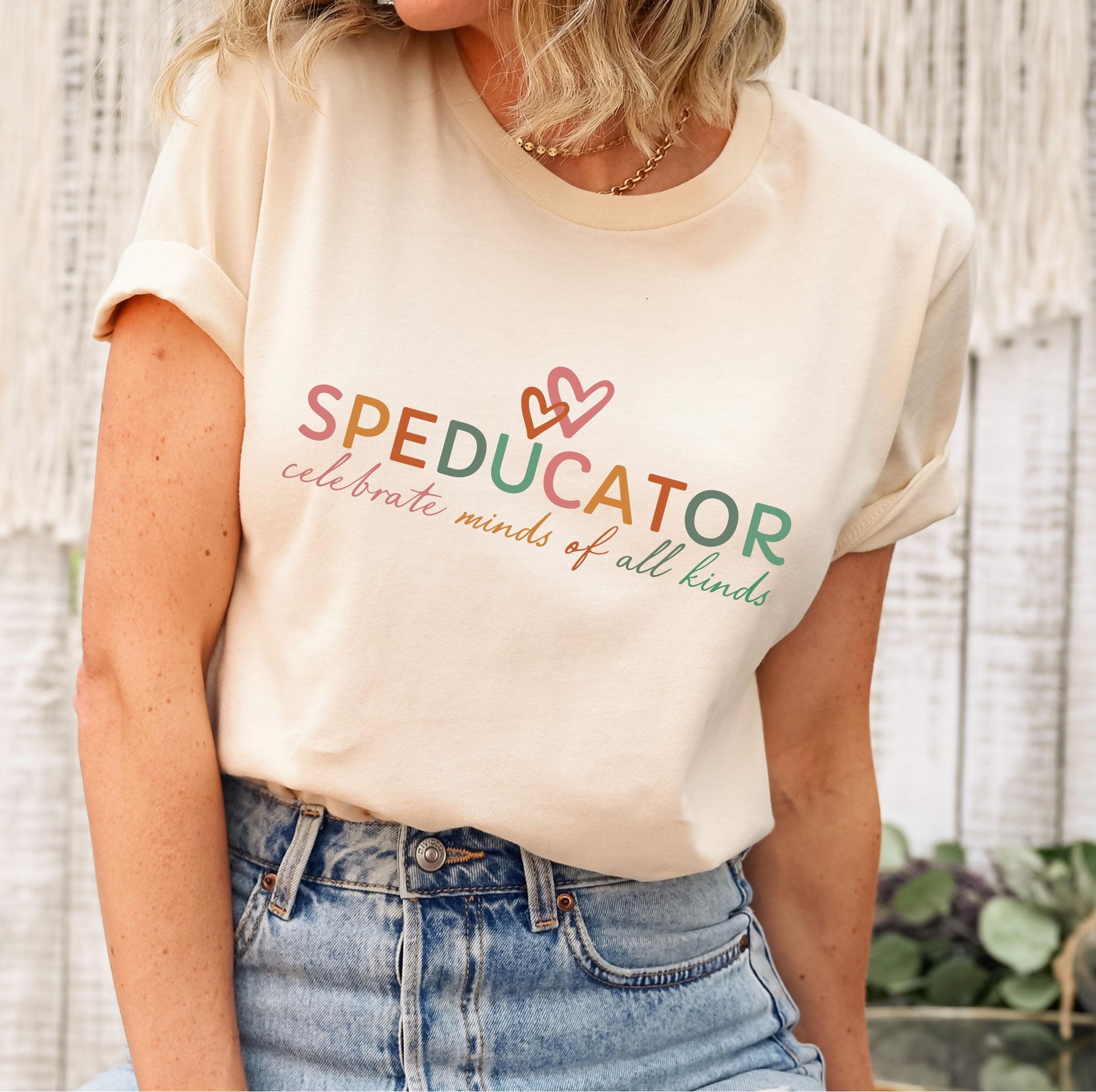 Special Education Teacher Png Svg | Celebrate Minds of All Kinds | Neurodiversity | Sped Teacher Design for Cricut & Silhouette