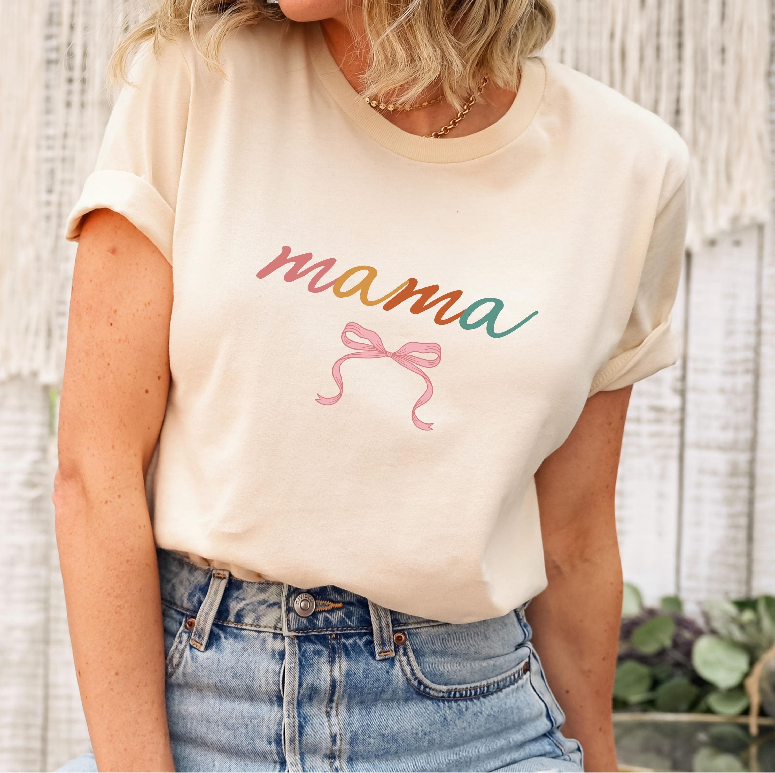 Coquette Mama Shirt Png Svg | Retro Mom Design | Mothers Day Gift for Cricut & Silhouette