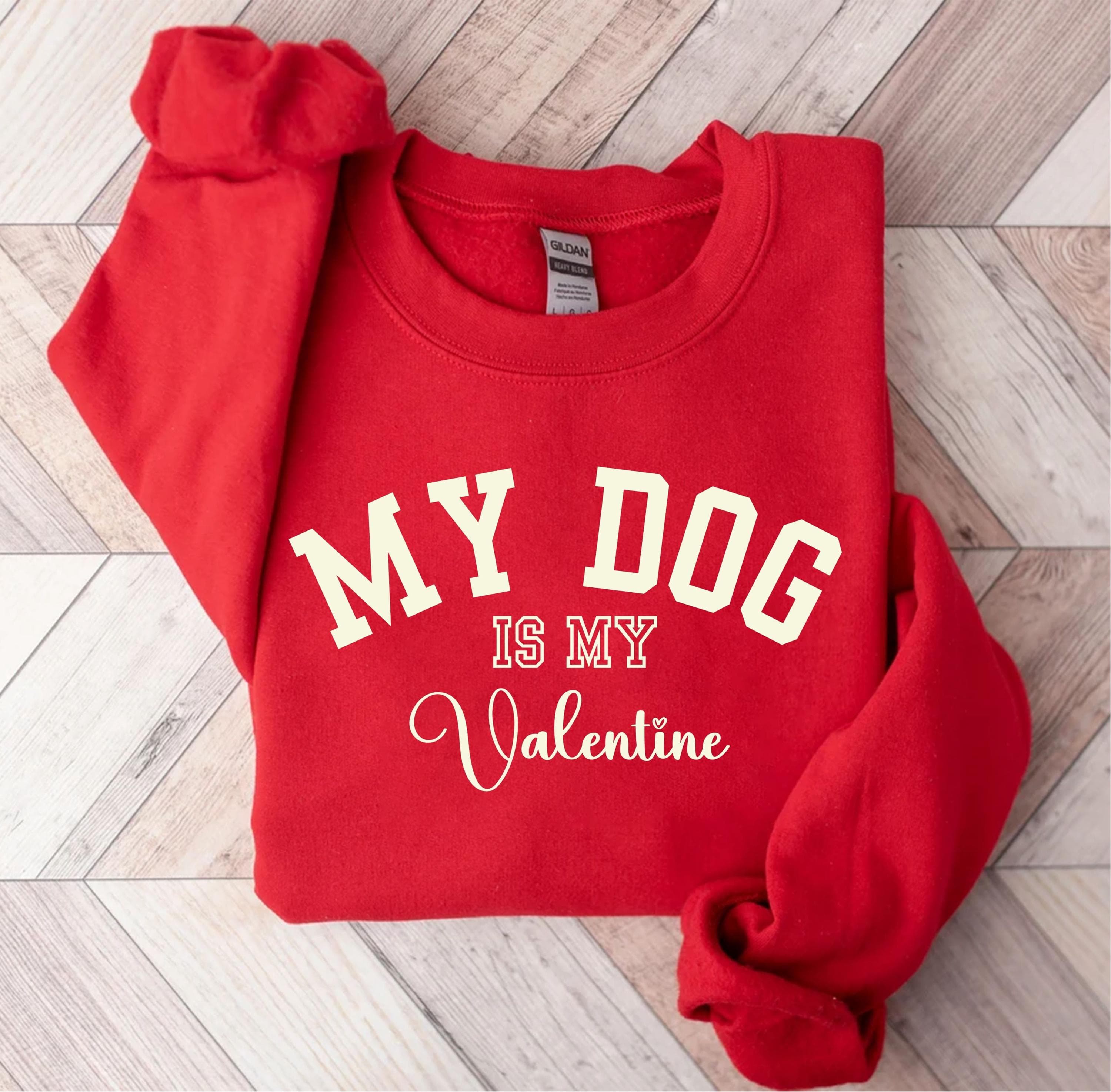 My Dog is My Valentine Svg Png | Retro Valentine's Day Gift | Dog Lover Design | Dog Mom Art for Cricut & Silhouette