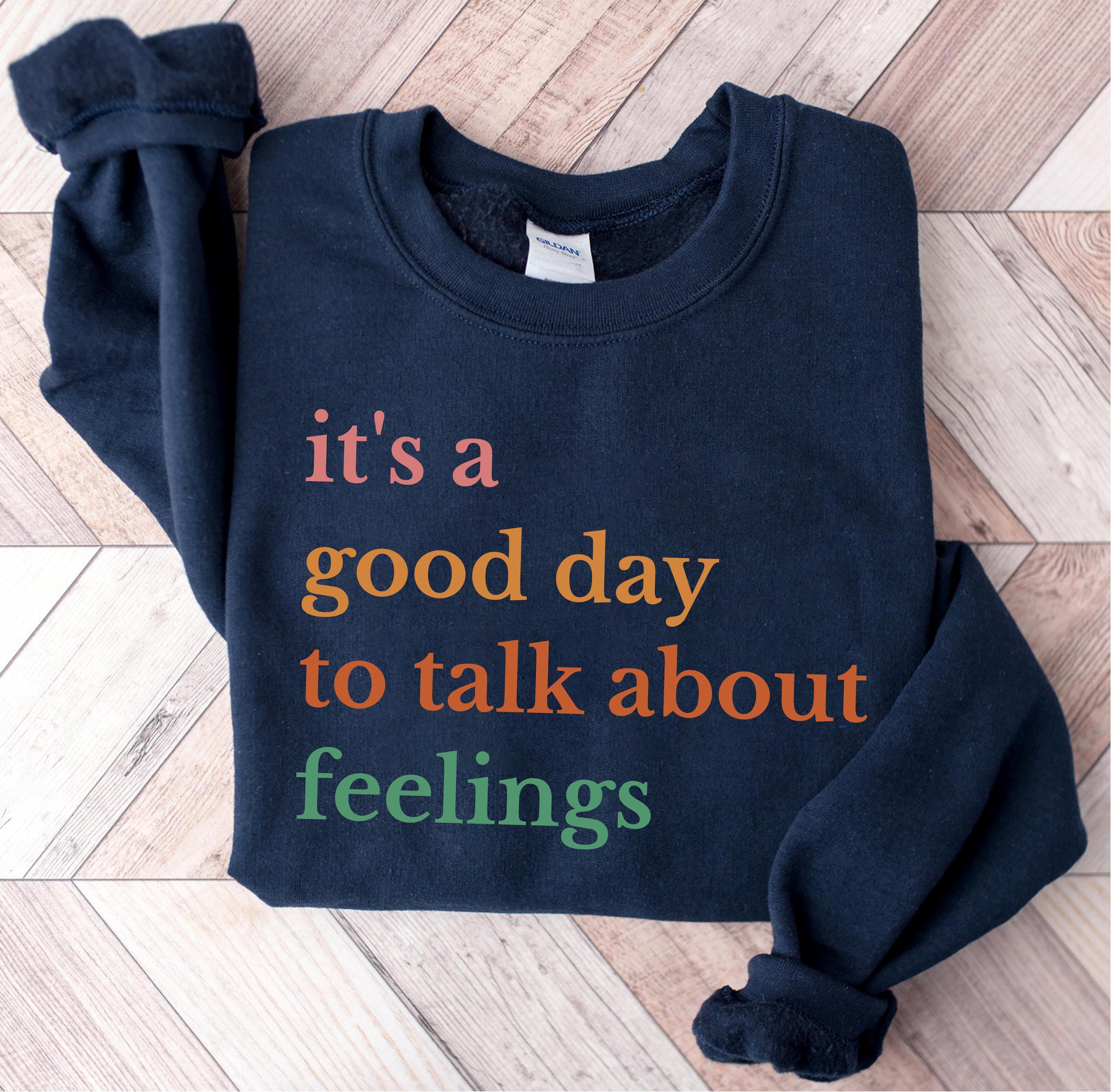 It's Good Day To Talk About Feelings Png Svg | Therapist Design | Retro School Counselor Gift | Mental Health Tee for Cricut & Silhouette