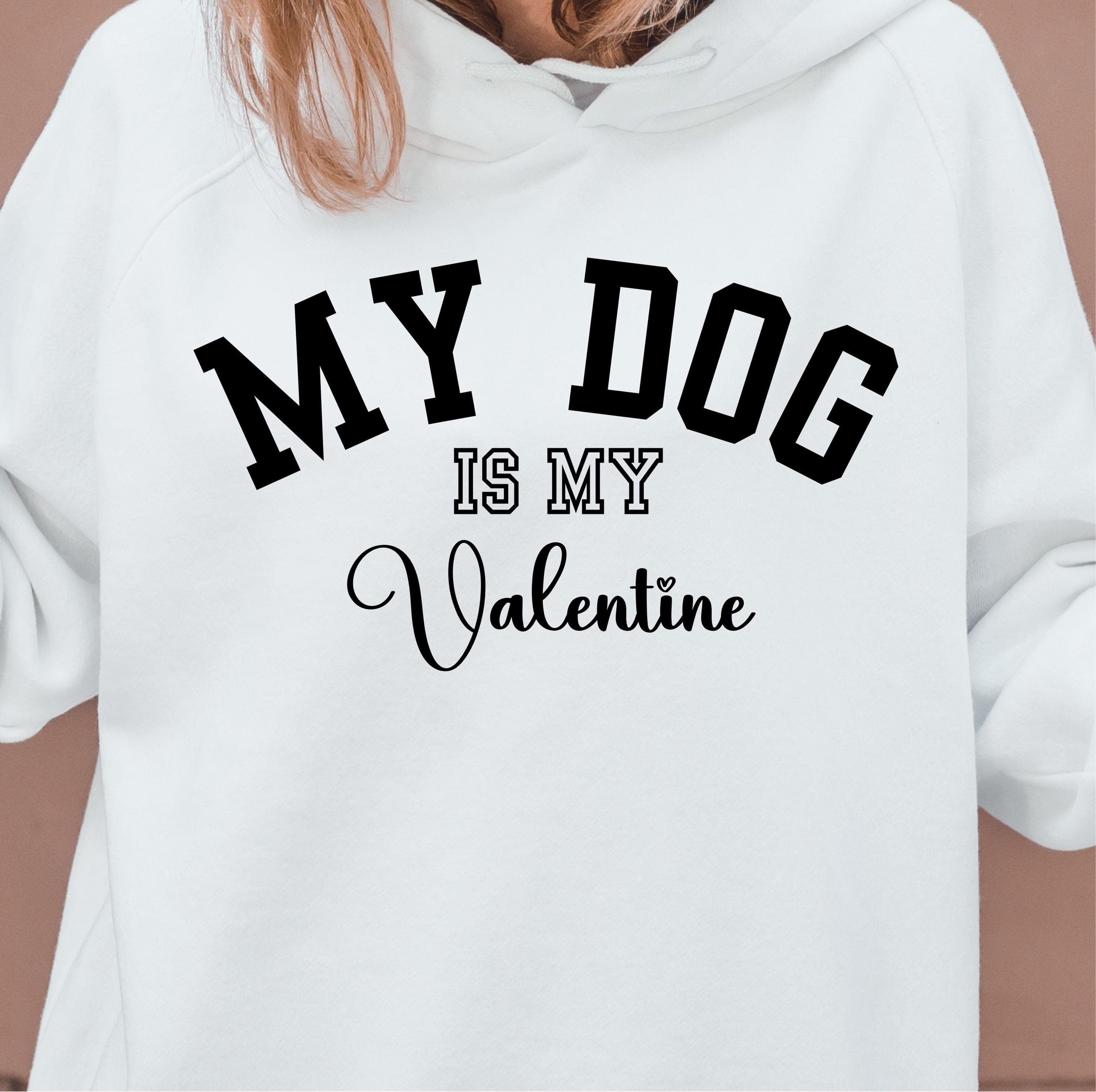 My Dog is My Valentine Svg Png | Retro Valentine's Day Gift | Dog Lover Design | Dog Mom Art for Cricut & Silhouette