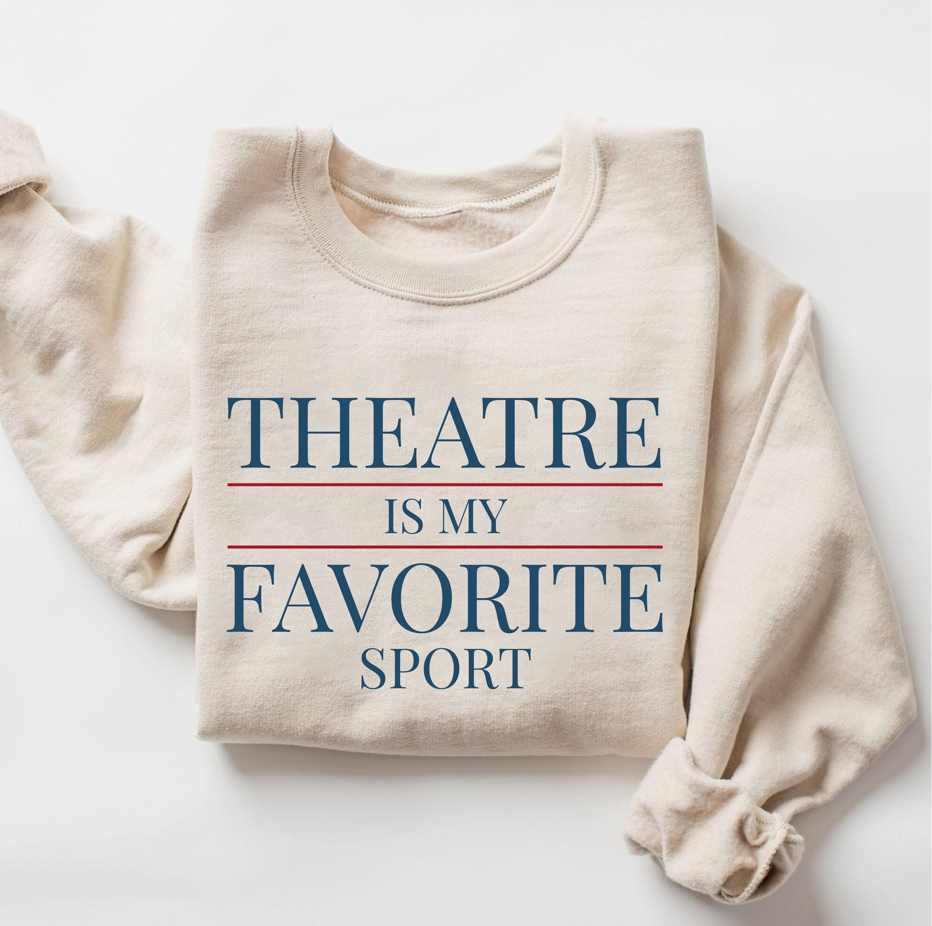 Theater Is My Favorite Sport Png Svg |  Drama Acting Design | Stage Play Art | Broadway Theatre Lover for Cricut & Silhouette