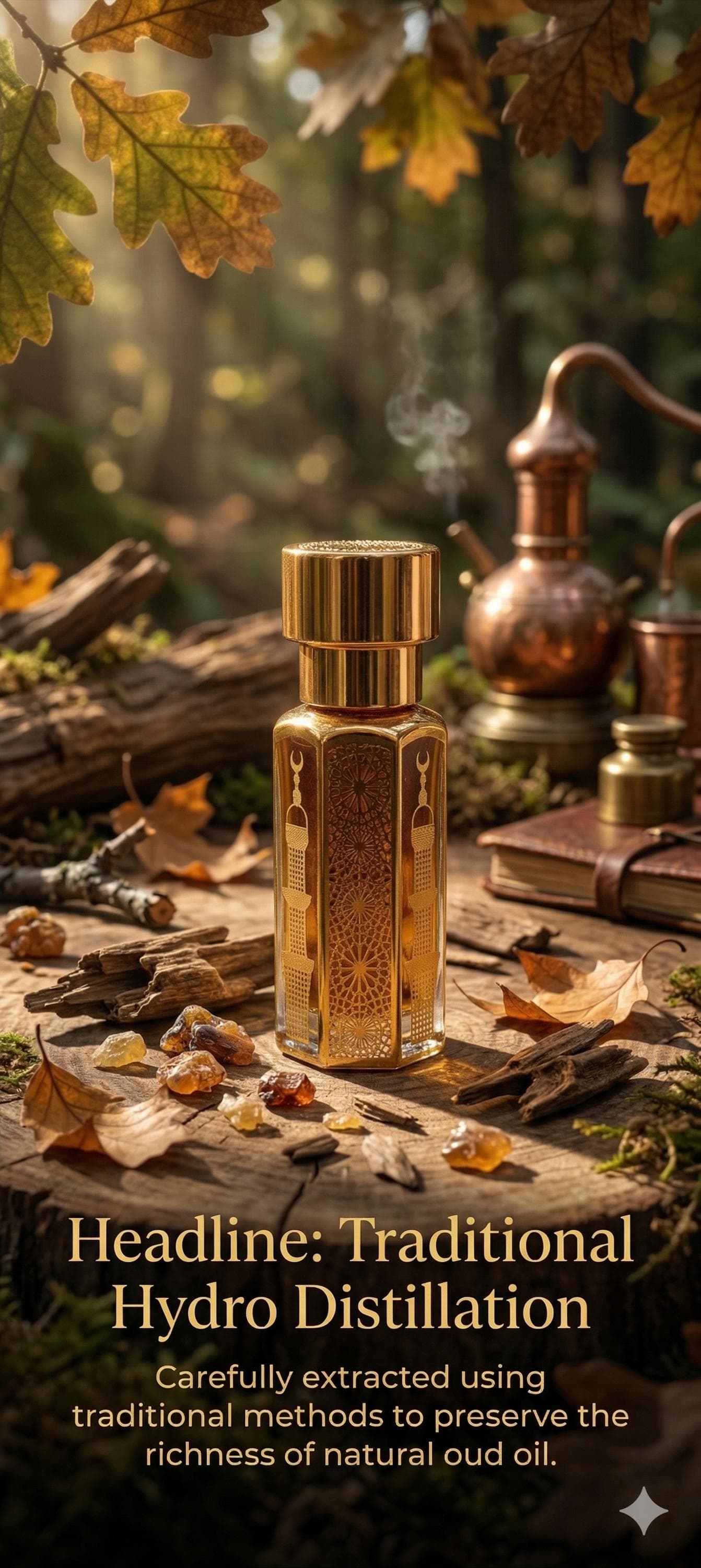 Oud Imphal Attar | Rare Indian Agarwood Perfume Oil | Woody Amber Fragrance (Alcohol-Free) - image 5