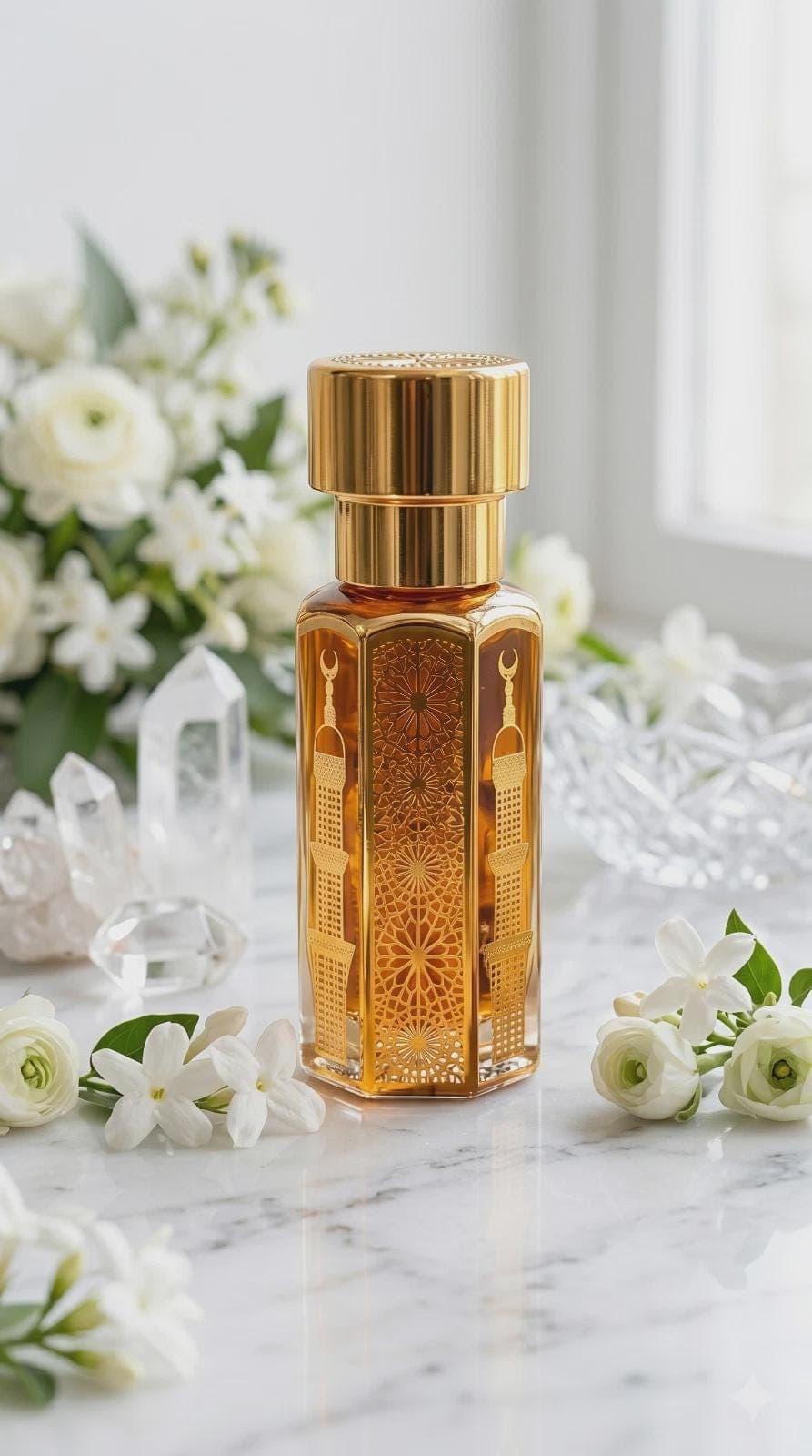 White Musk Sapphire Attar Oil | Clean Fresh Perfume Oil | Long Lasting Fragrance