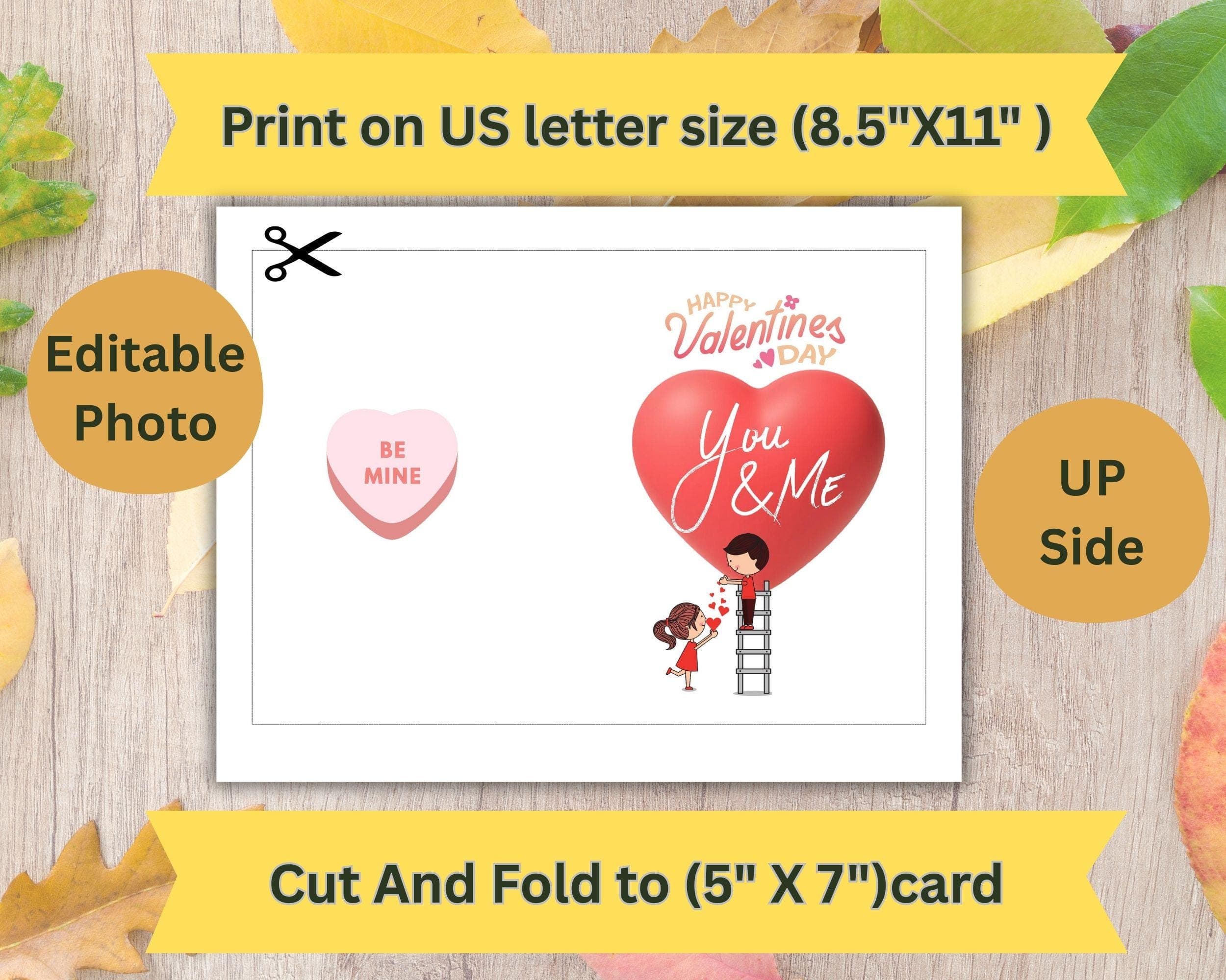 Canva Valentine Card | Editable 5x7 Love Card (Instant Download) - image 4