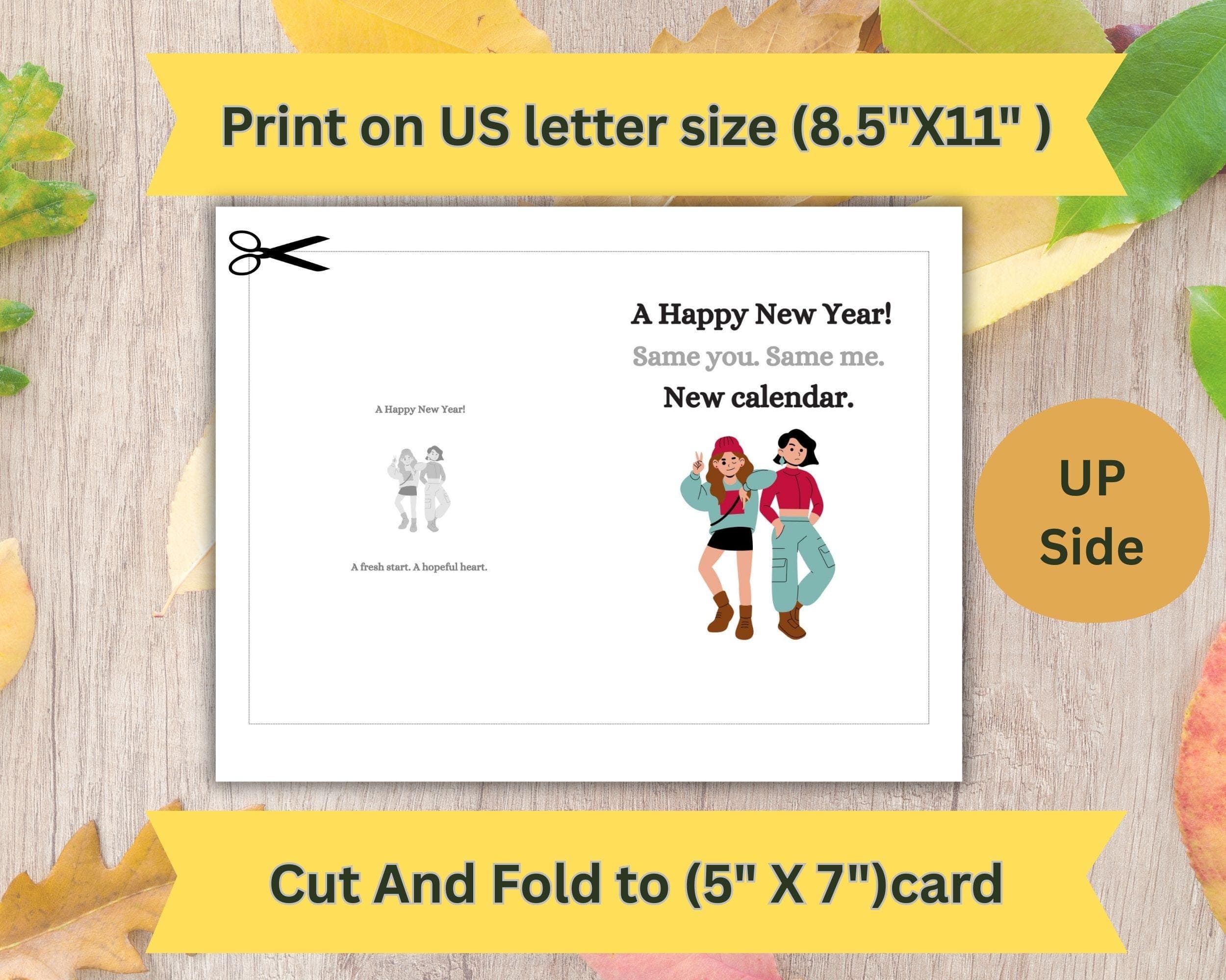 Funny New Year Card 2026 | Sarcastic Millennial Humor (Digital Download) - image 5