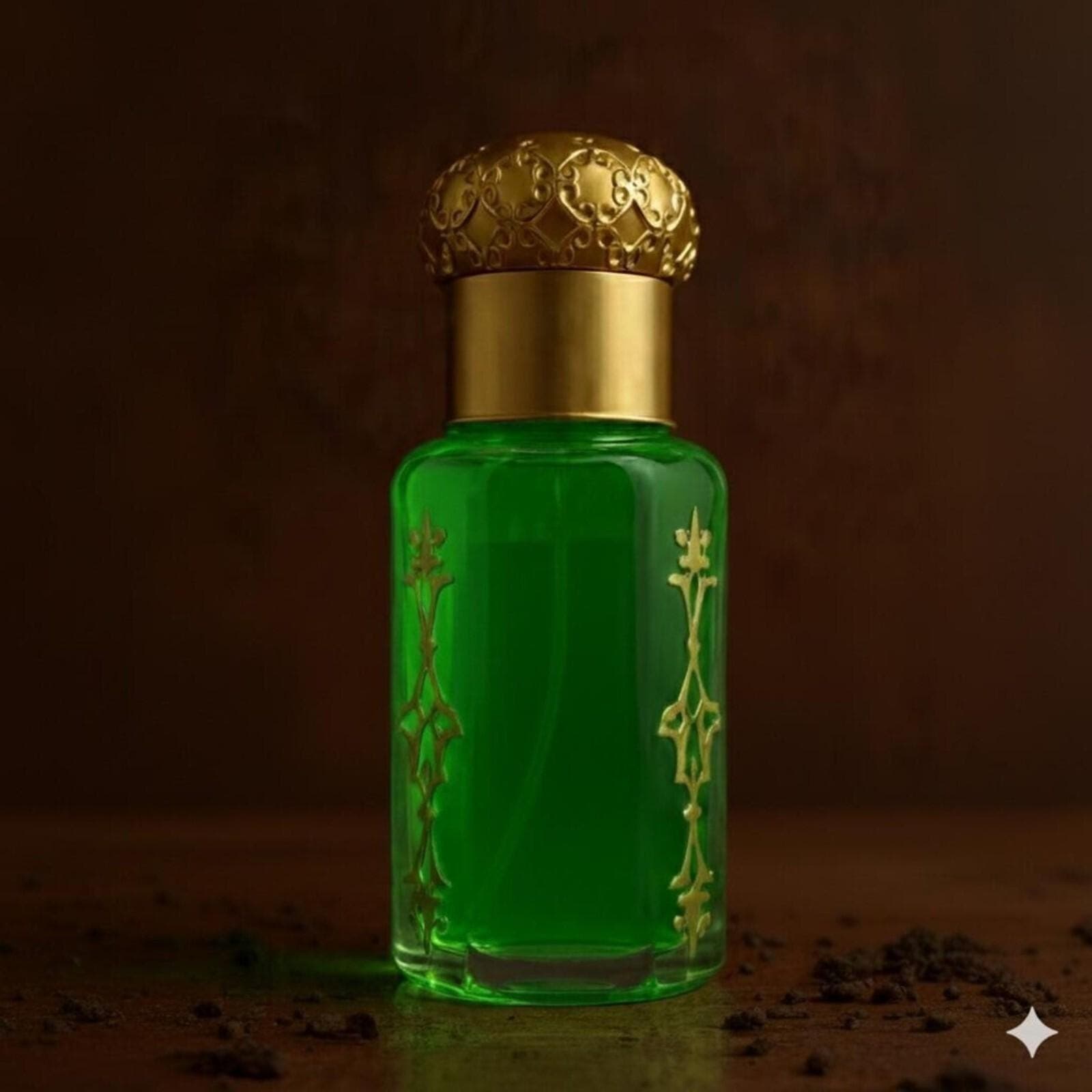 Ruh Khus Vetiver Rose Attar Set, Alcohol-Free Indian Fragrance, Perfume Oil,Gift For Her - image 4