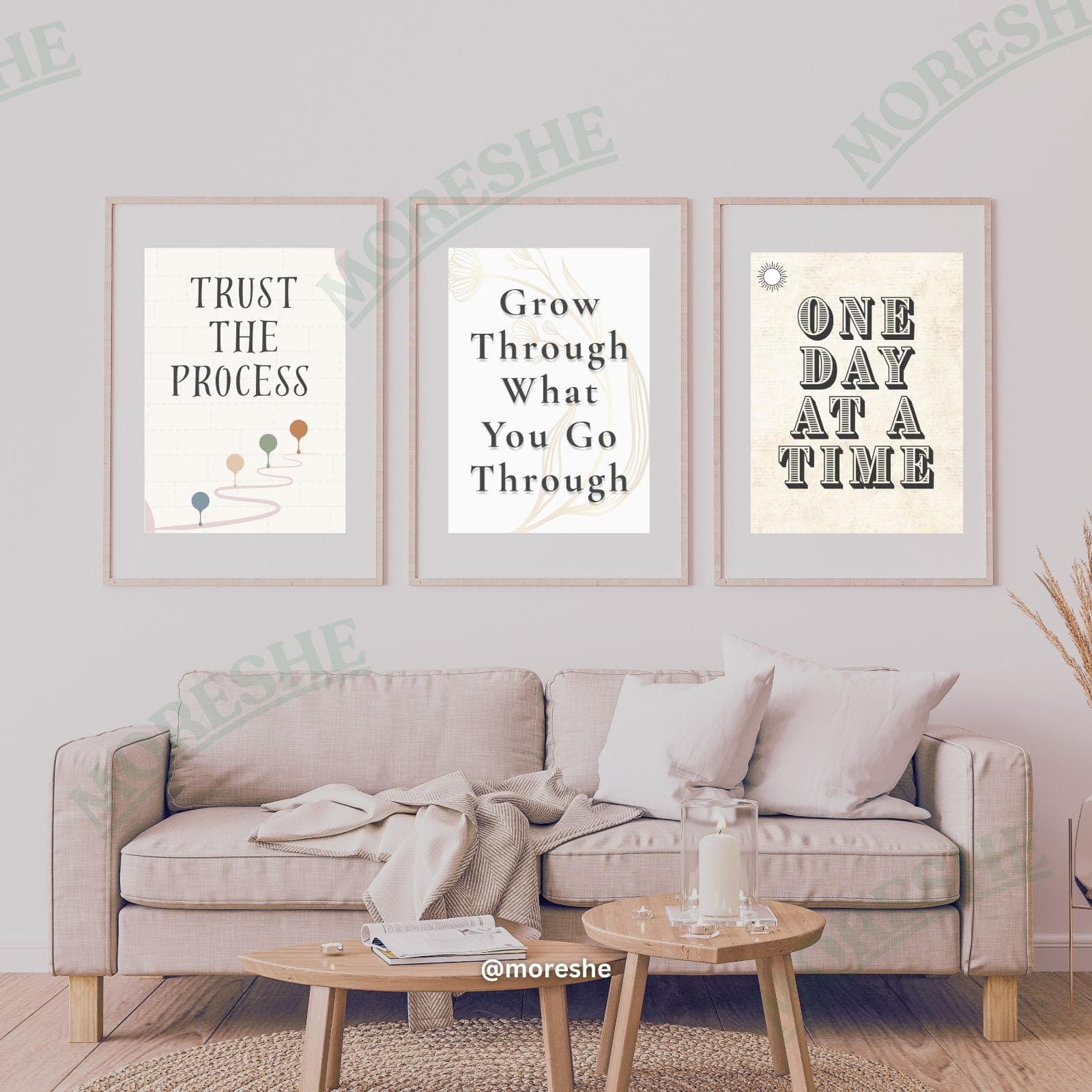 Inspirational Quote Prints Set: Mid Century Modern Wall Art (Digital Download) - image 3