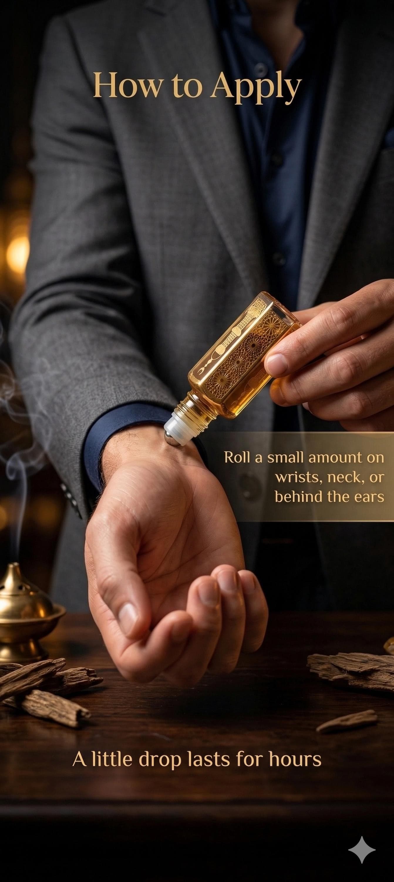 Oud Imphal Attar | Rare Indian Agarwood Perfume Oil | Woody Amber Fragrance (Alcohol-Free)