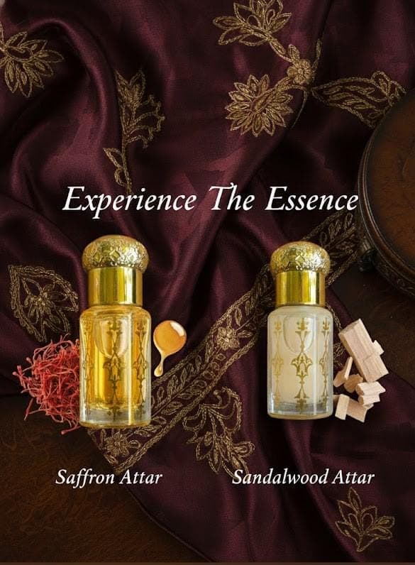 Saffron & Mogra Attar Alcohol Free | Exotic Jasmine Oil Perfume | Long Lasting Halal Fragrance - image 3