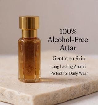 Amber Rose Attar | Golden Honey Rose Perfume Oil (Alcohol-Free), Halal Fragrance - image 4