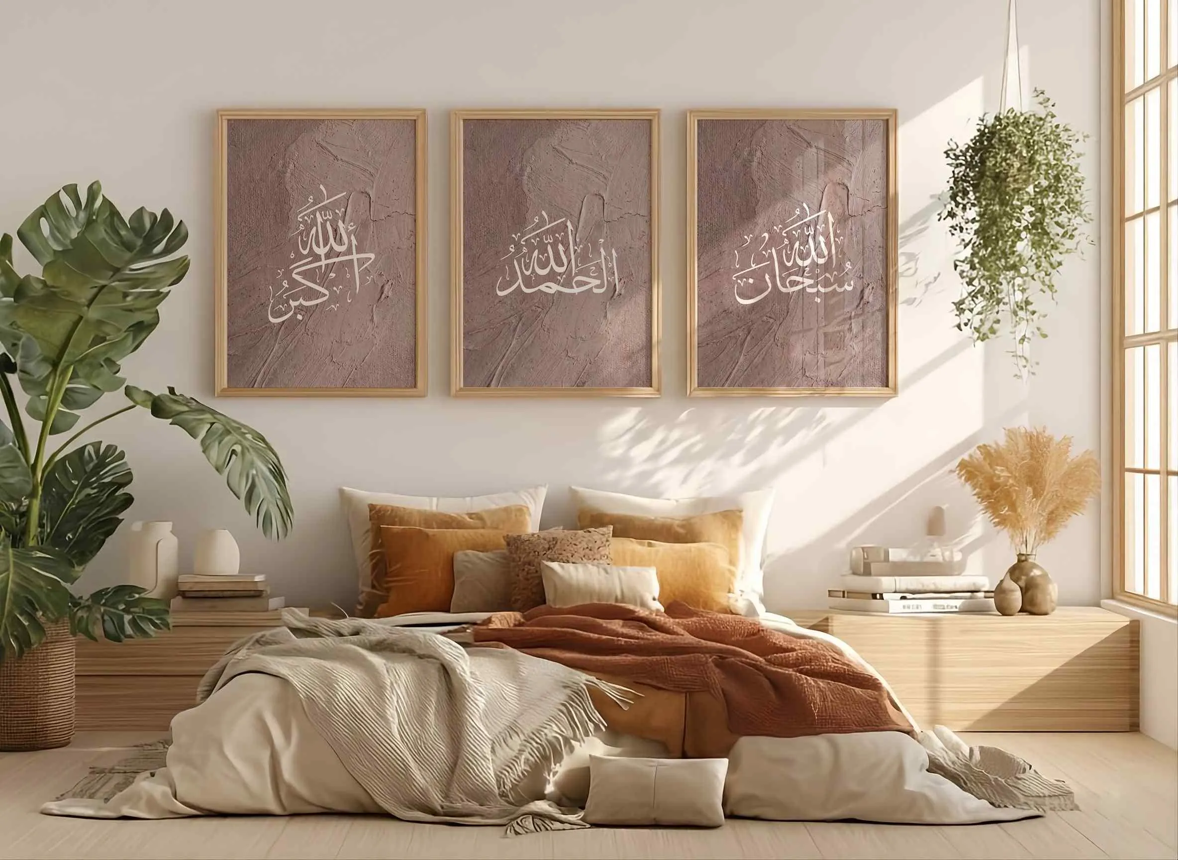 Islamic Calligraphy Prints – Subhanallah, Alhamdulillah, Allahu Akbar (Set of 3) - image 5