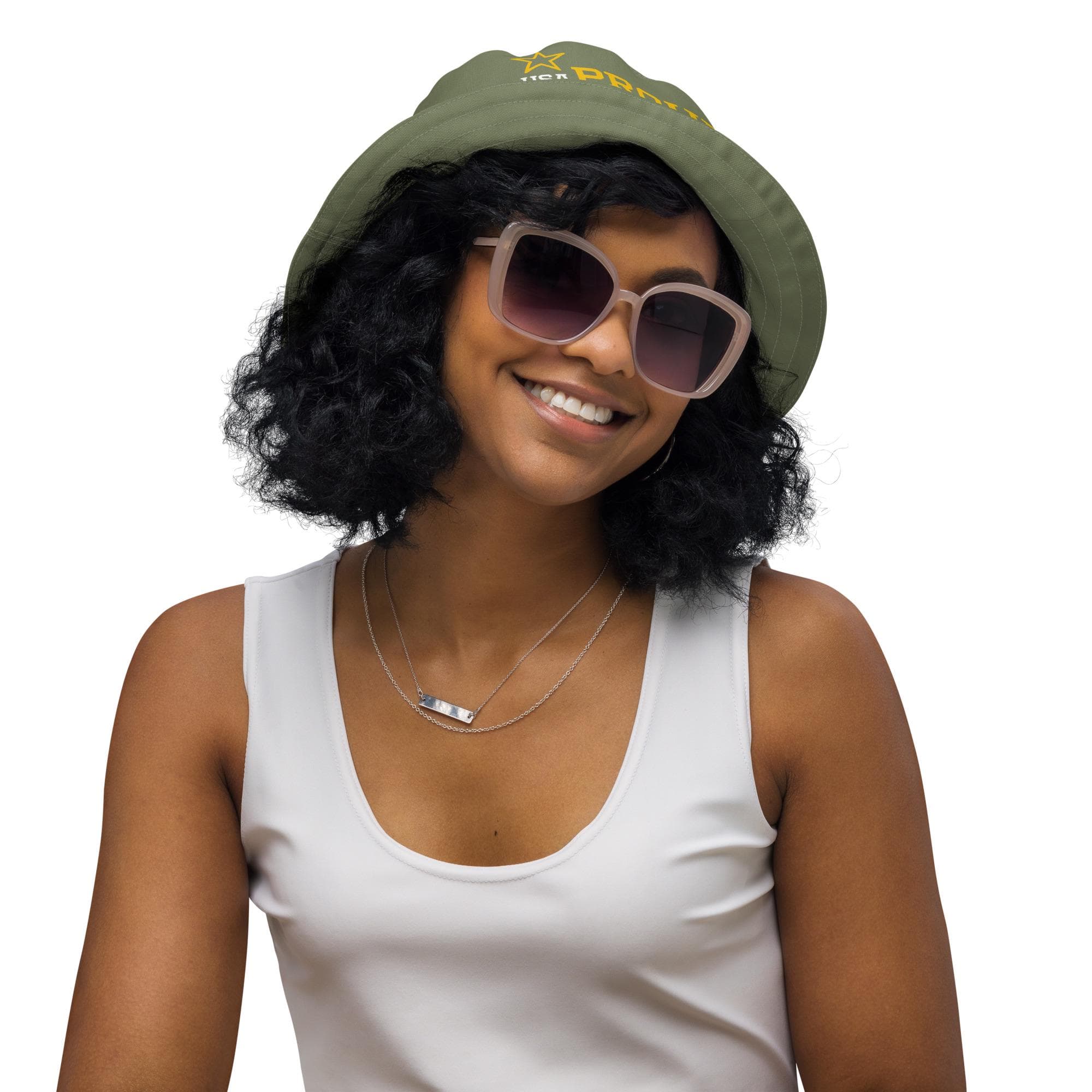 Army Mom Bucket Hat Military Green Soldier's Mother Cap
