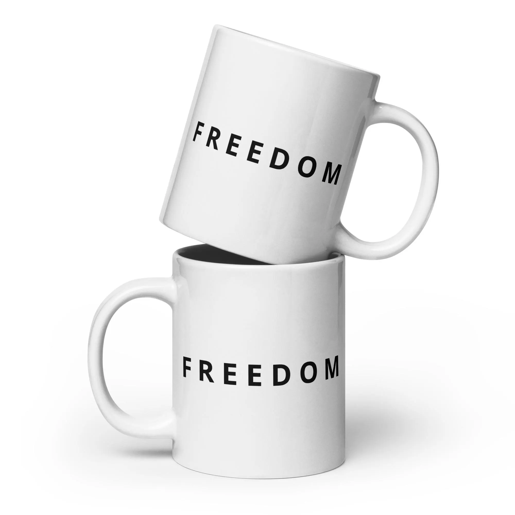 White Freedom Coffee Mug - image 4