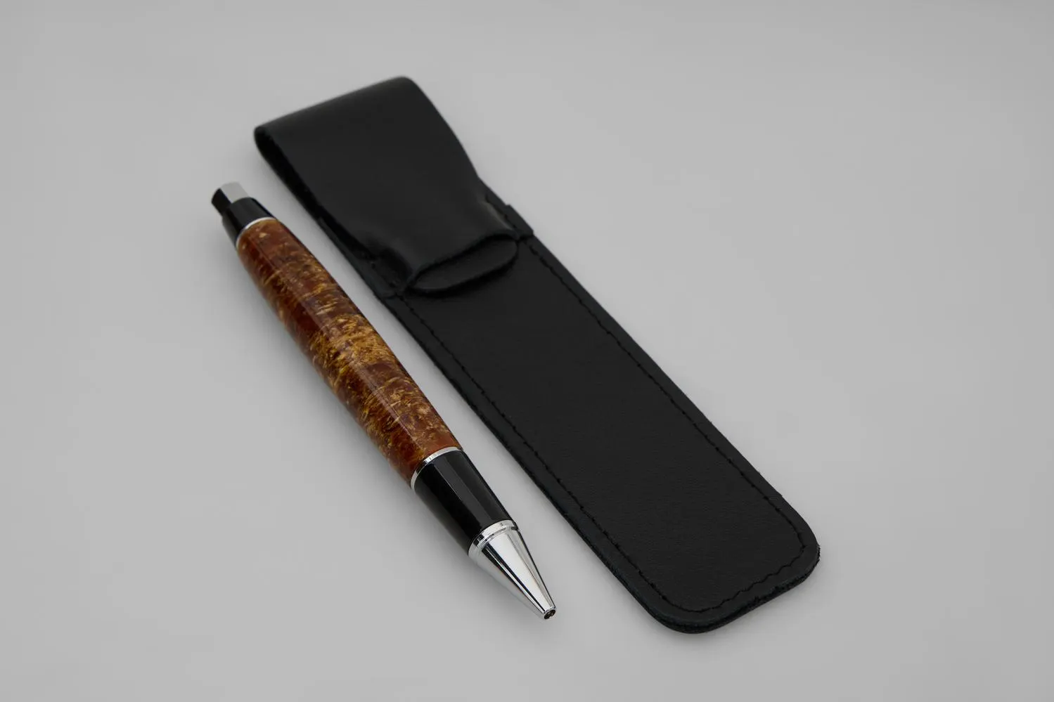 Collector Amber Writing Pen: Premium Refillable Ballpoint, Executive Desk Accessory Gift - image 3