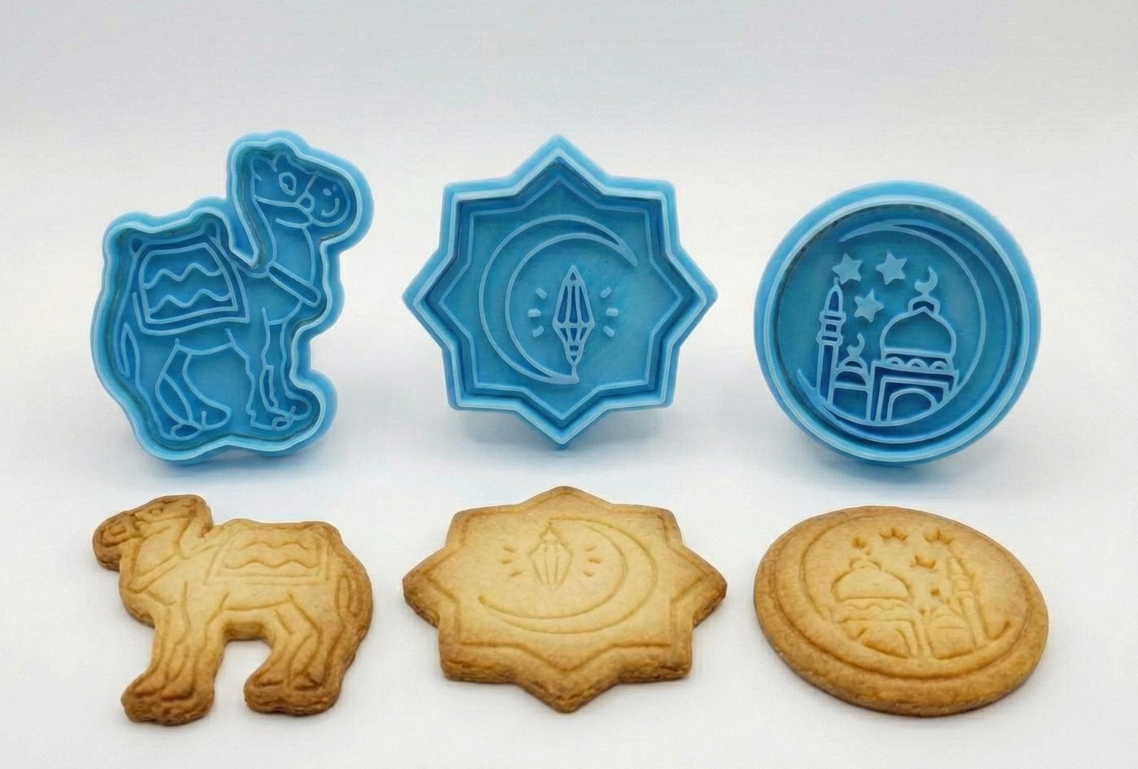 Islamic Cookie Cutter Set – Mosque, Camel, Lantern, Moon Shapes (3D Printed) - image 3