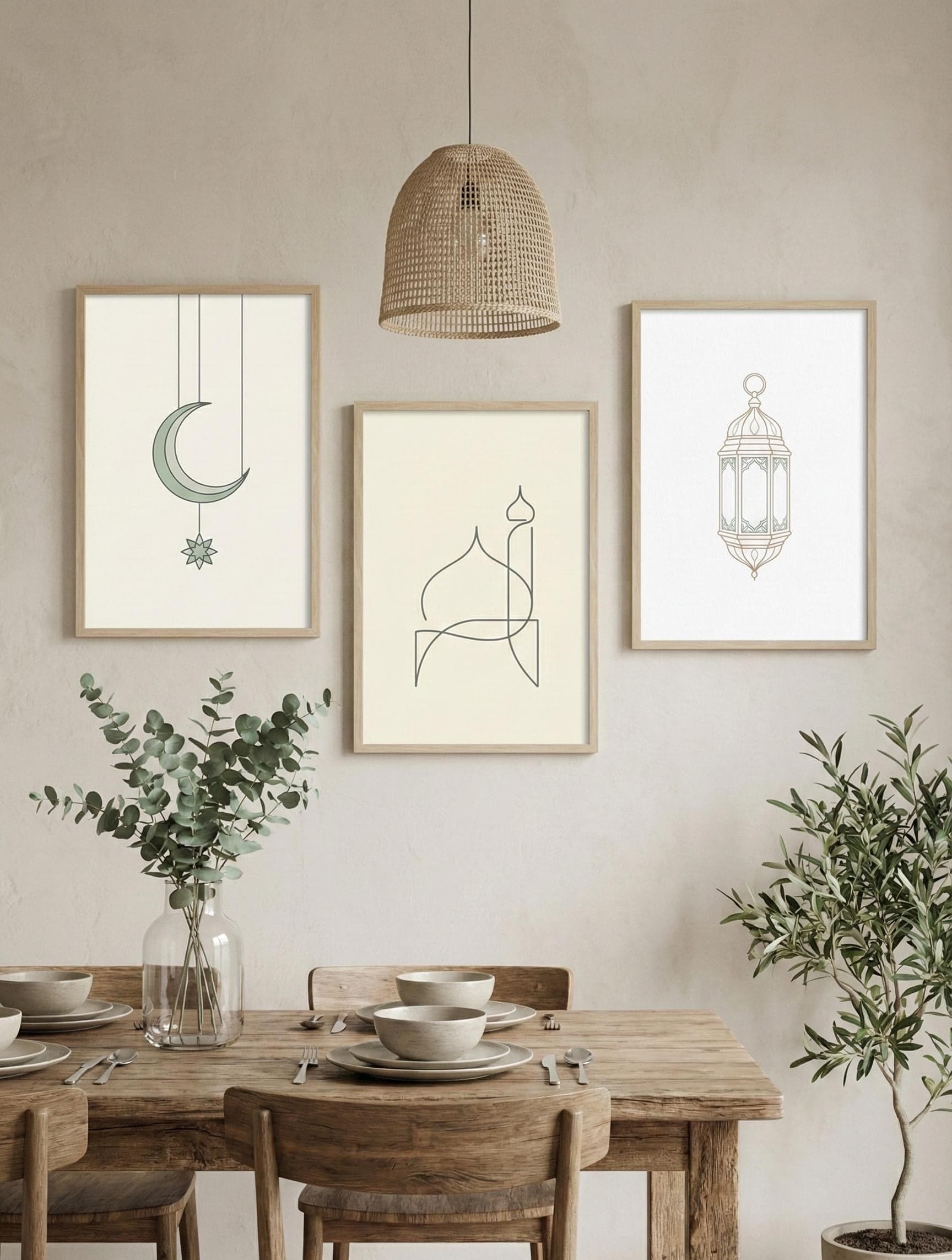Ramadan Nights Art Print Set | Minimalist Islamic Decor (Digital Download) - image 4