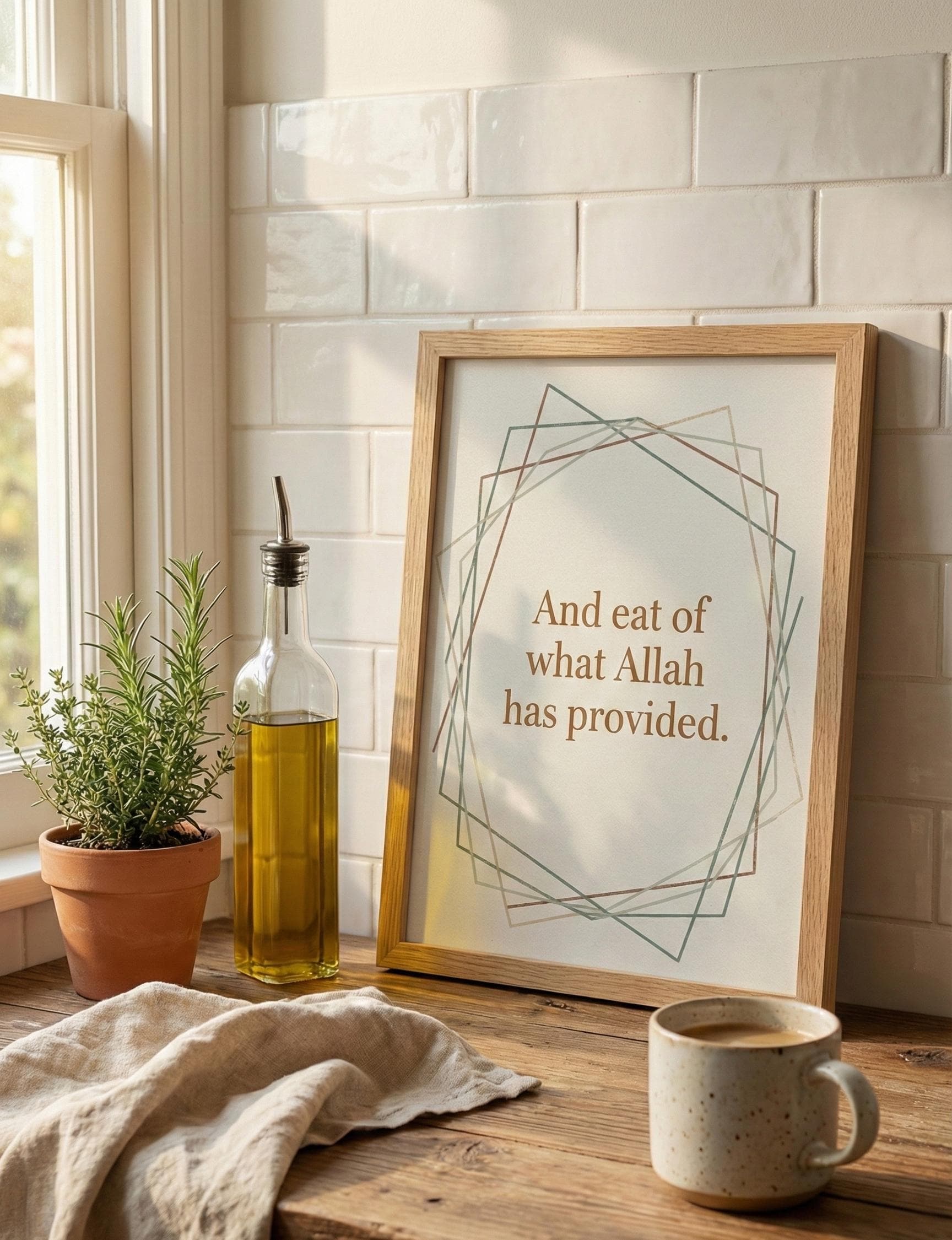 Quran Kitchen Print | Islamic Art, Minimalist Muslim Home Decor (Digital Download) - image 4