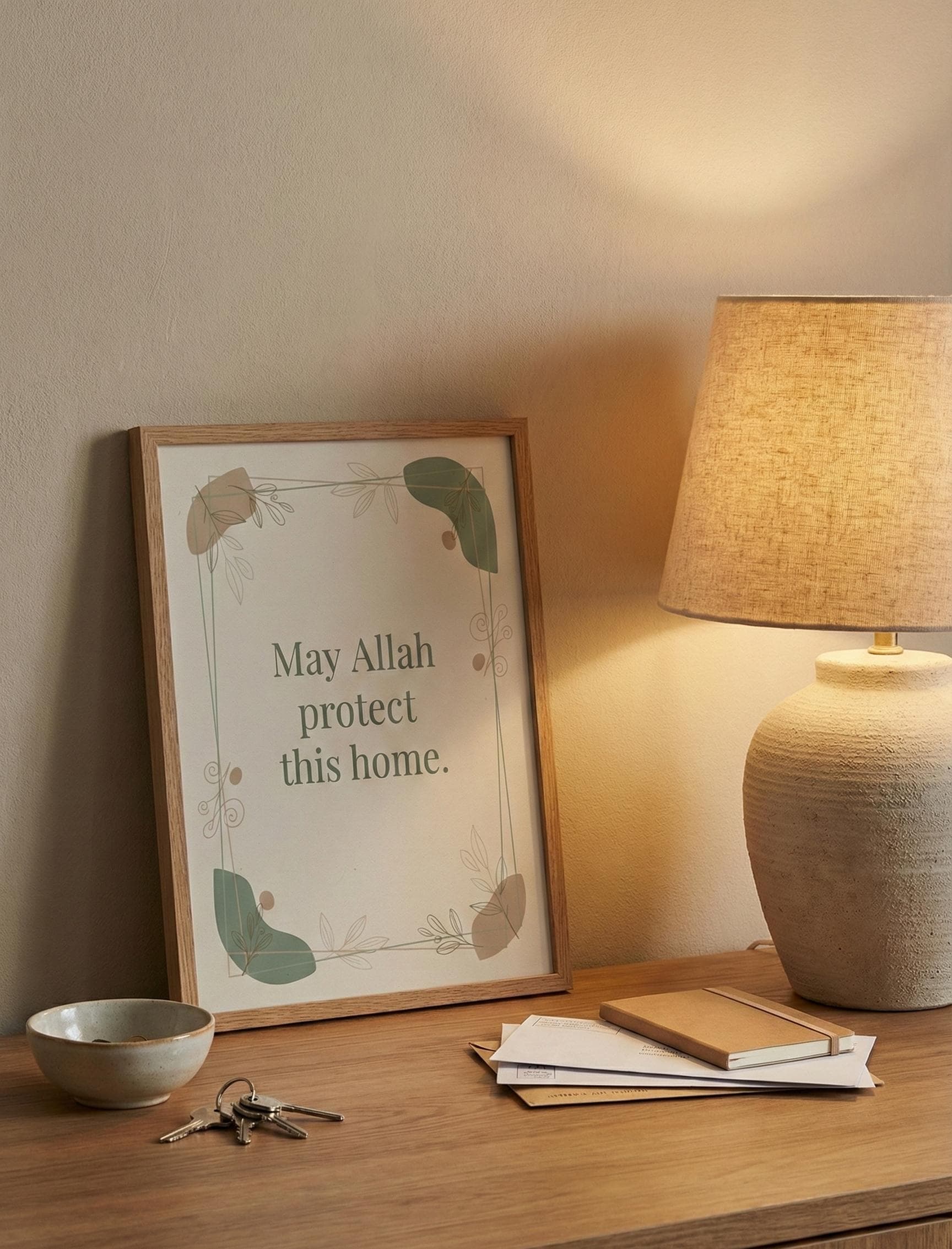 Islamic Home Blessing Art | Minimalist Muslim Entryway Decor (Digital Download) - image 5