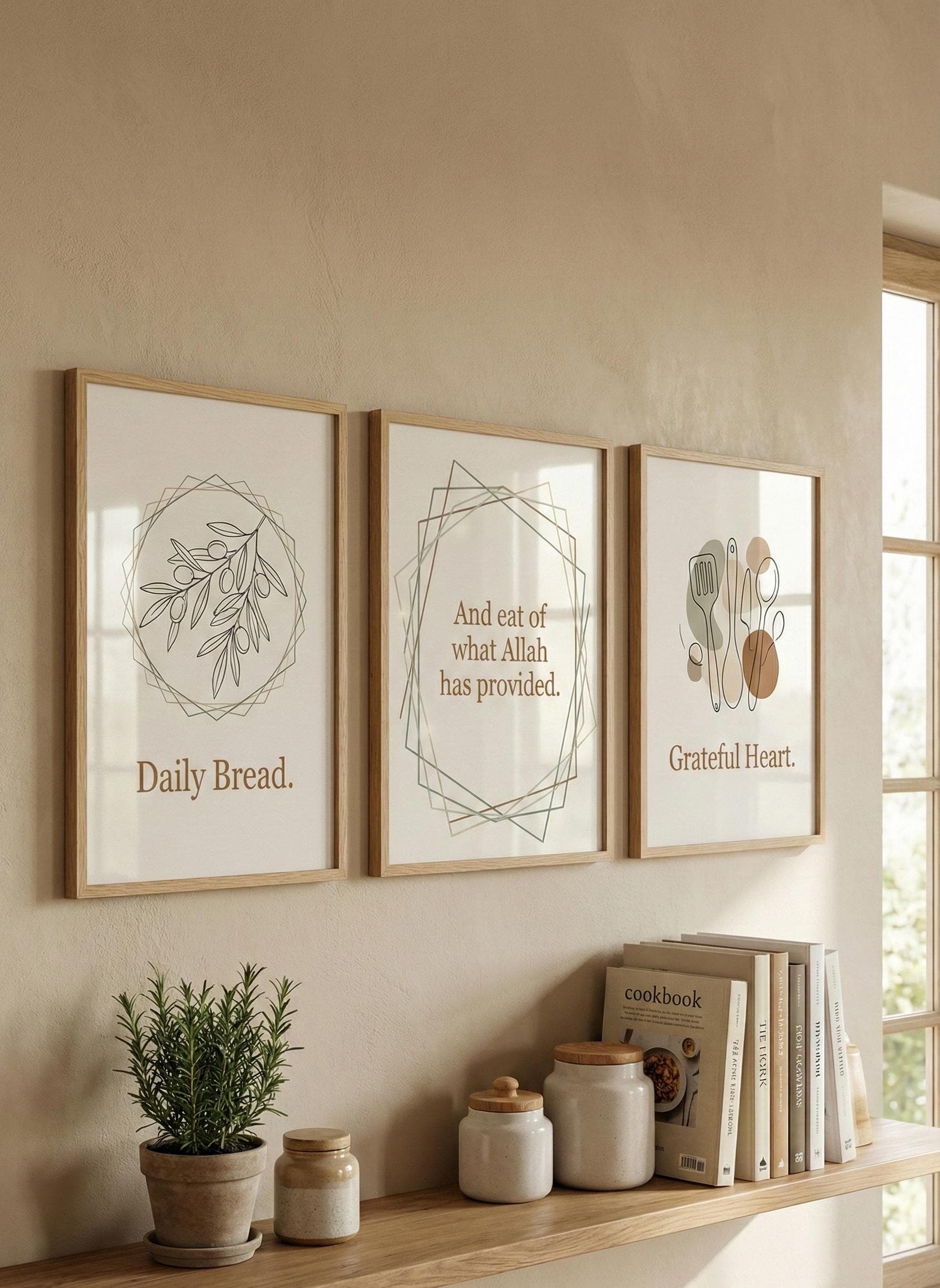 Quran Kitchen Print | Islamic Art, Minimalist Muslim Home Decor (Digital Download) - image 3