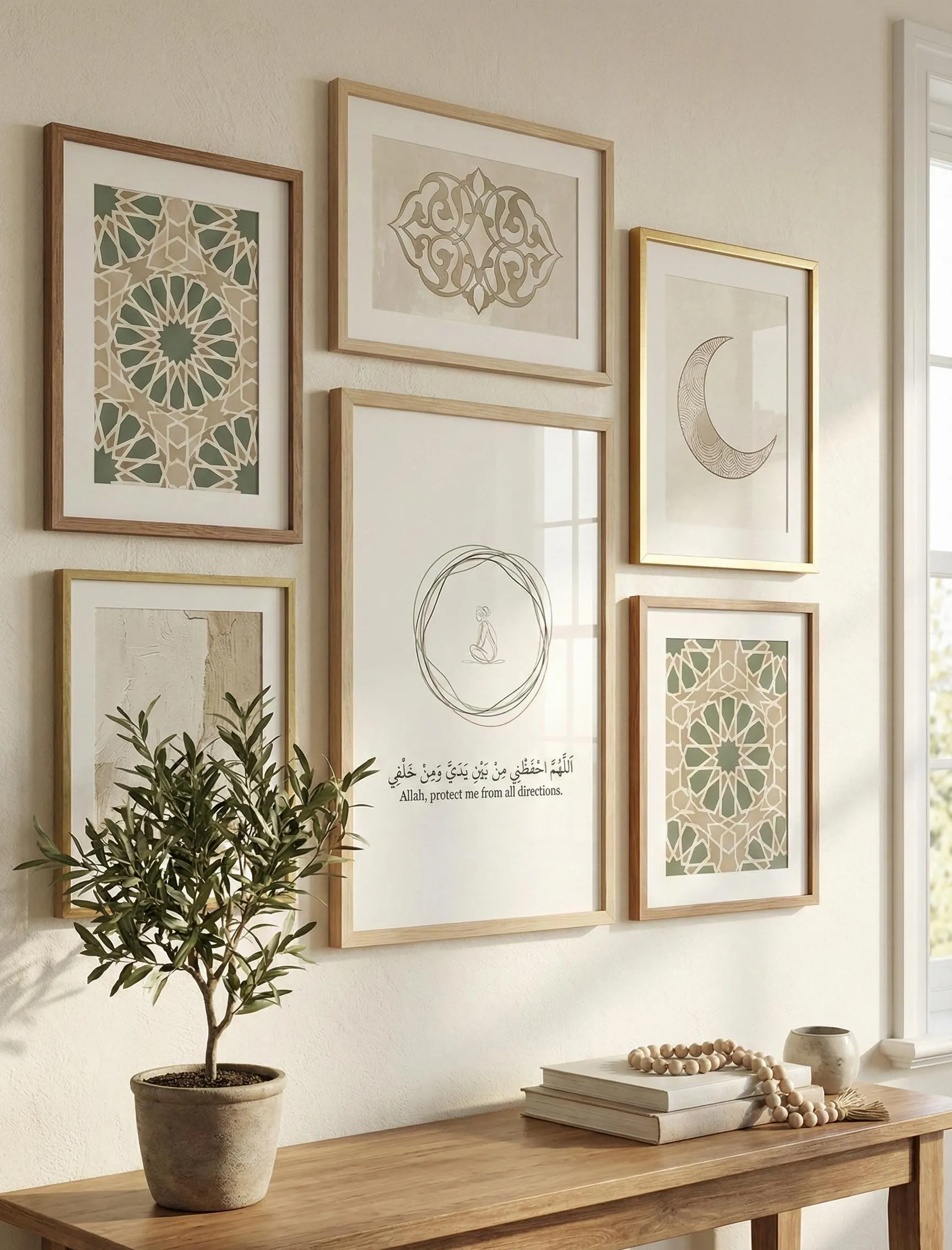 Dua for Protection Print | Minimalist Islamic Wall Art (Digital Download) - image 3