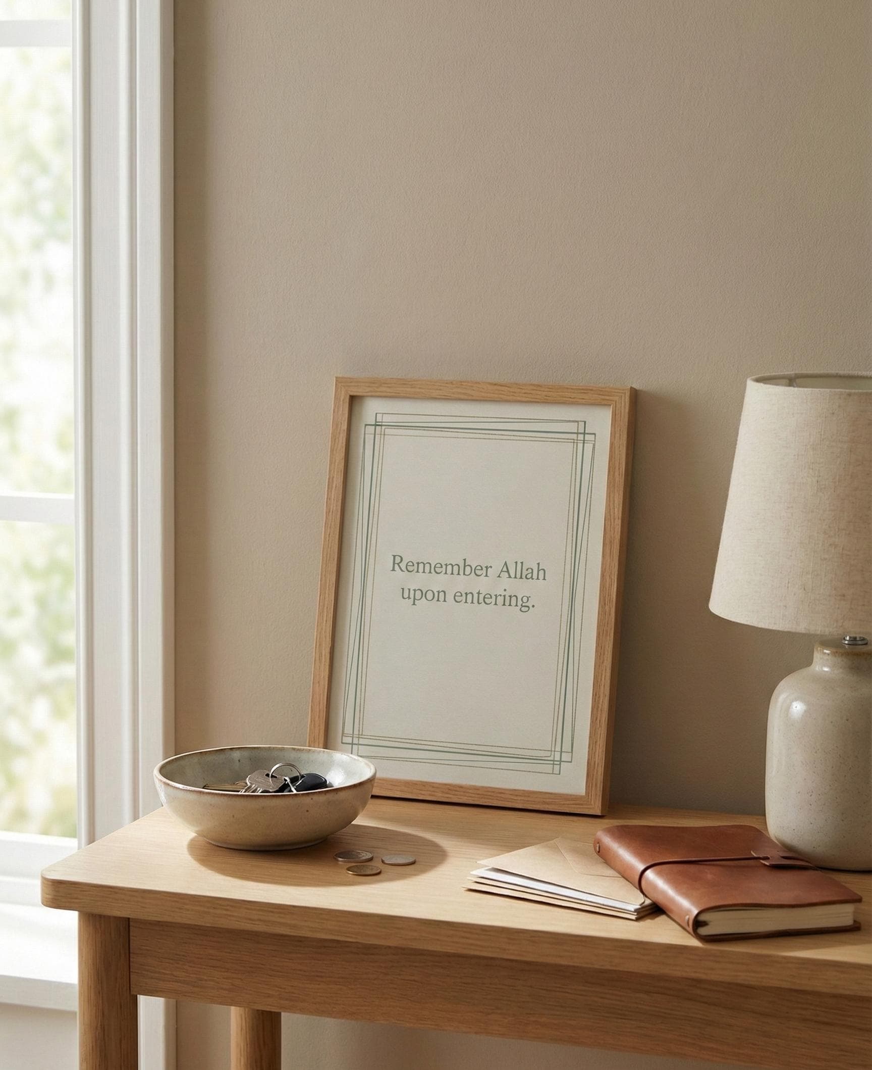 Islamic Entryway Print | Remember Allah Wall Art (Digital Download) - image 3