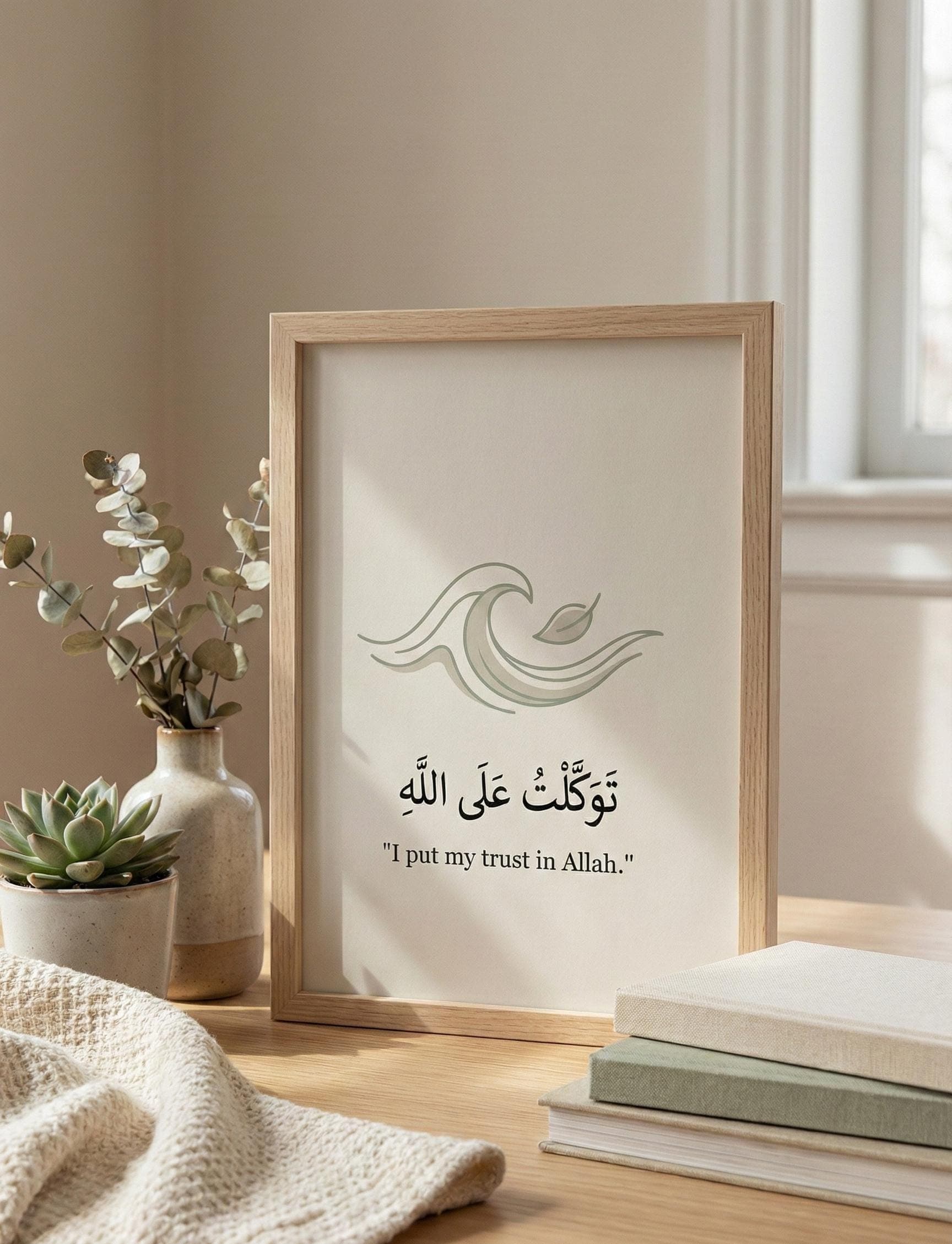 Islamic Wall Art | Tawakkaltu ‘ala Allah Dua Print (Digital Download)