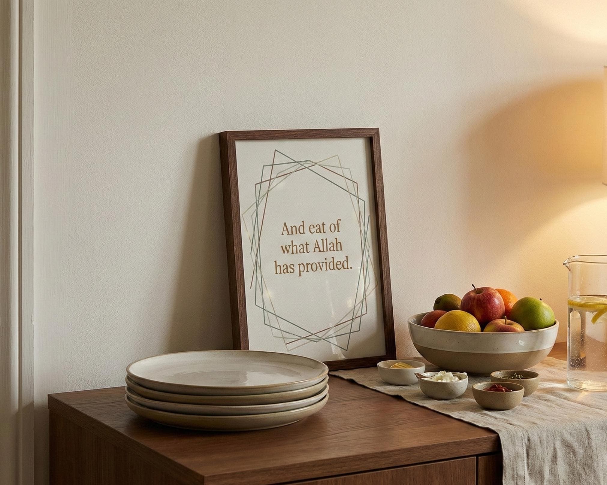 Quran Kitchen Print | Islamic Art, Minimalist Muslim Home Decor (Digital Download) - image 5