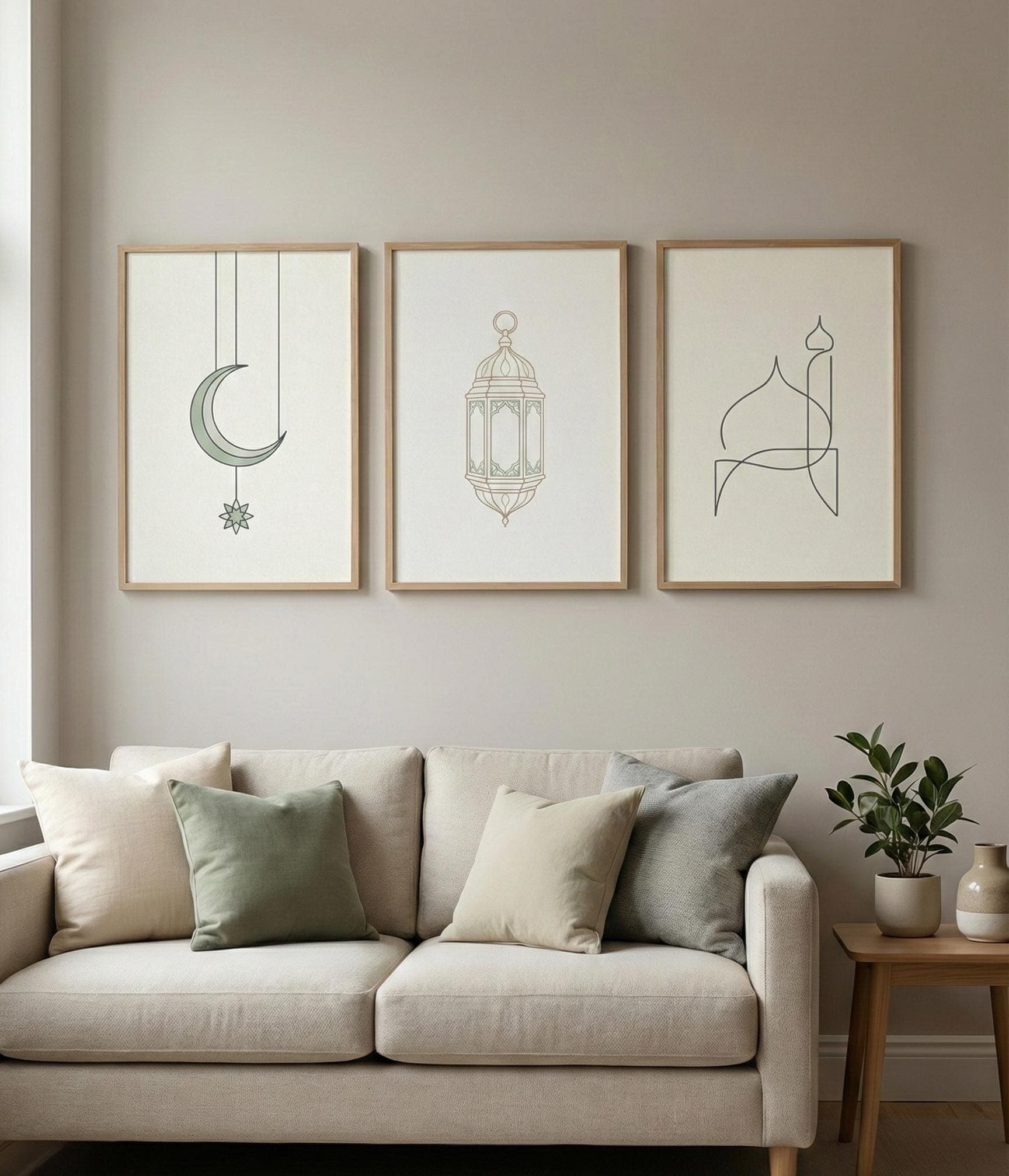 Ramadan Nights Art Print Set | Minimalist Islamic Decor (Digital Download) - image 3