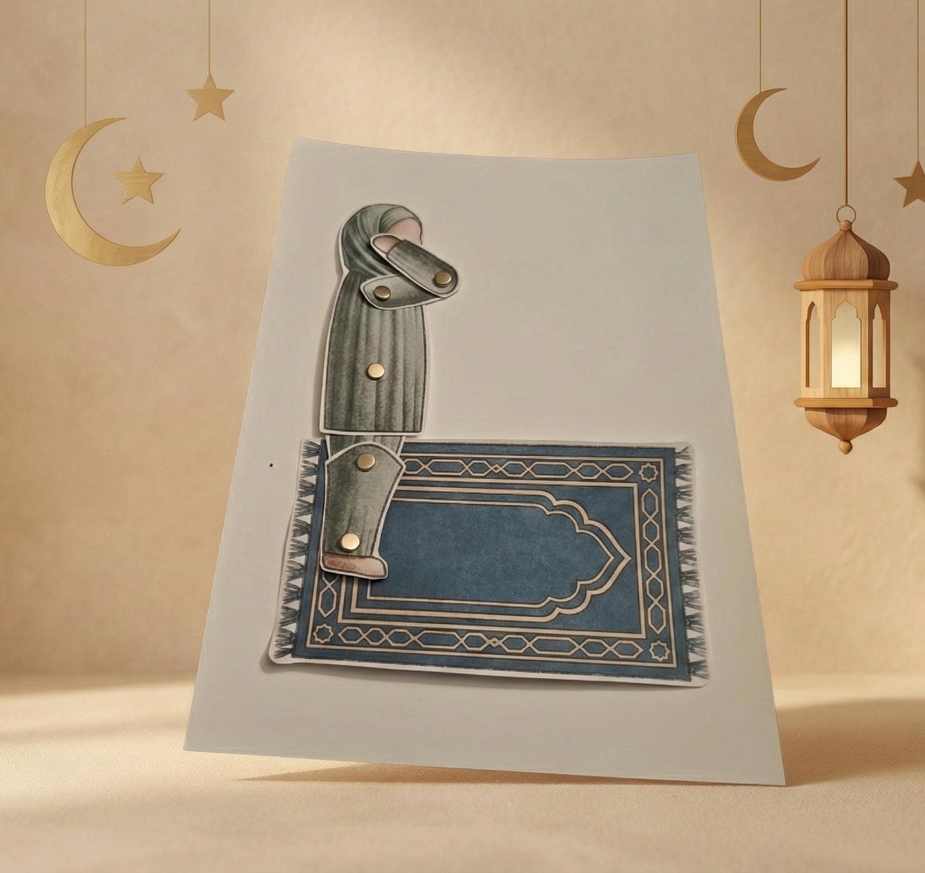 DIY Salat Learning Kit | Movable Muslim Prayer Craft (PDF Printable) - image 5
