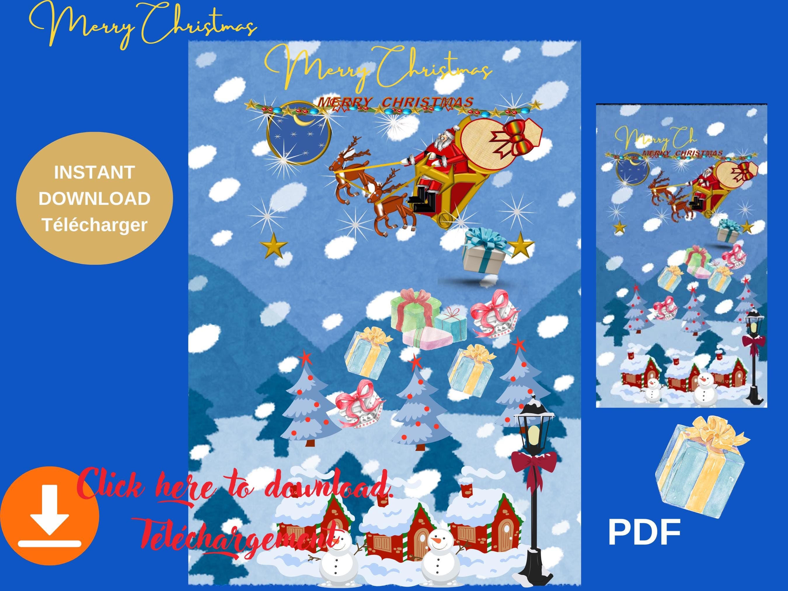 Animated Christmas E-Card – Season's Greetings Mobile Video (Digital Download) - image 5