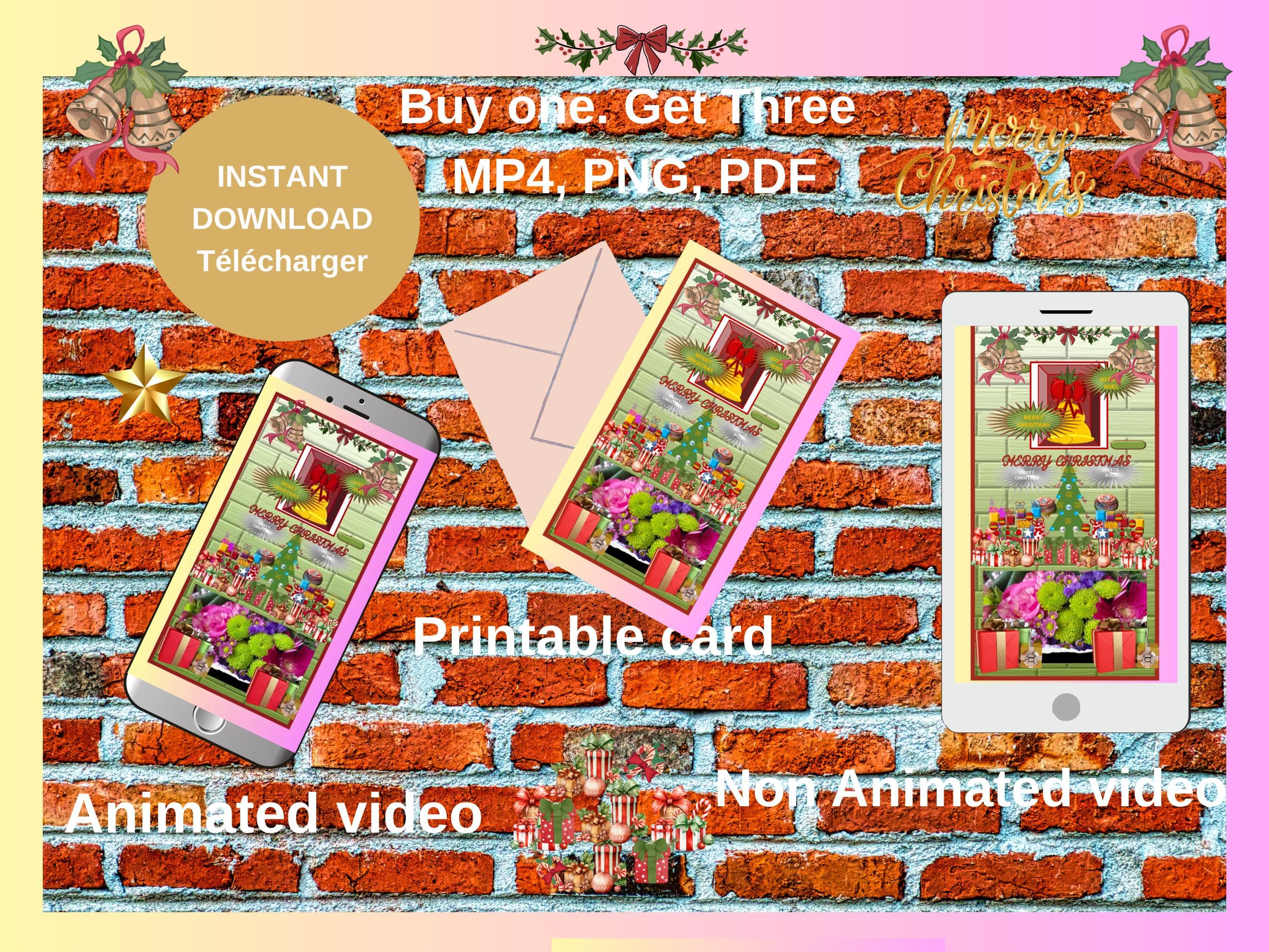 Animated Christmas E-Card Video – Season's Greetings (Digital Download) - image 3