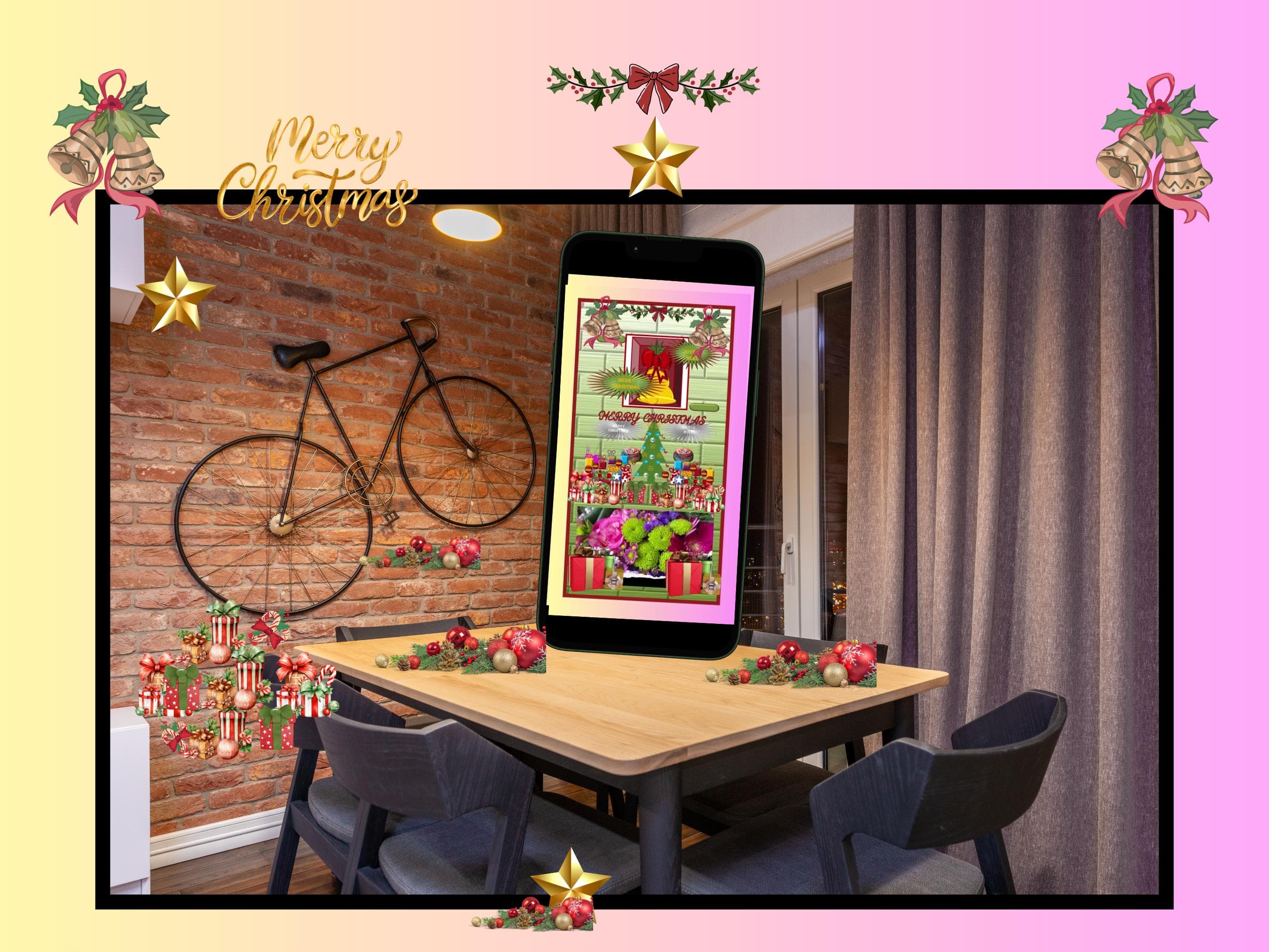 Animated Christmas E-Card Video – Season's Greetings (Digital Download)