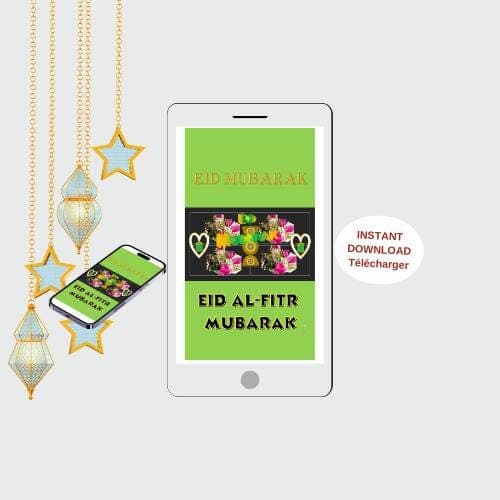 Animated EID MUBARAK Video Card -Happy EID greeting Ecard-Printable