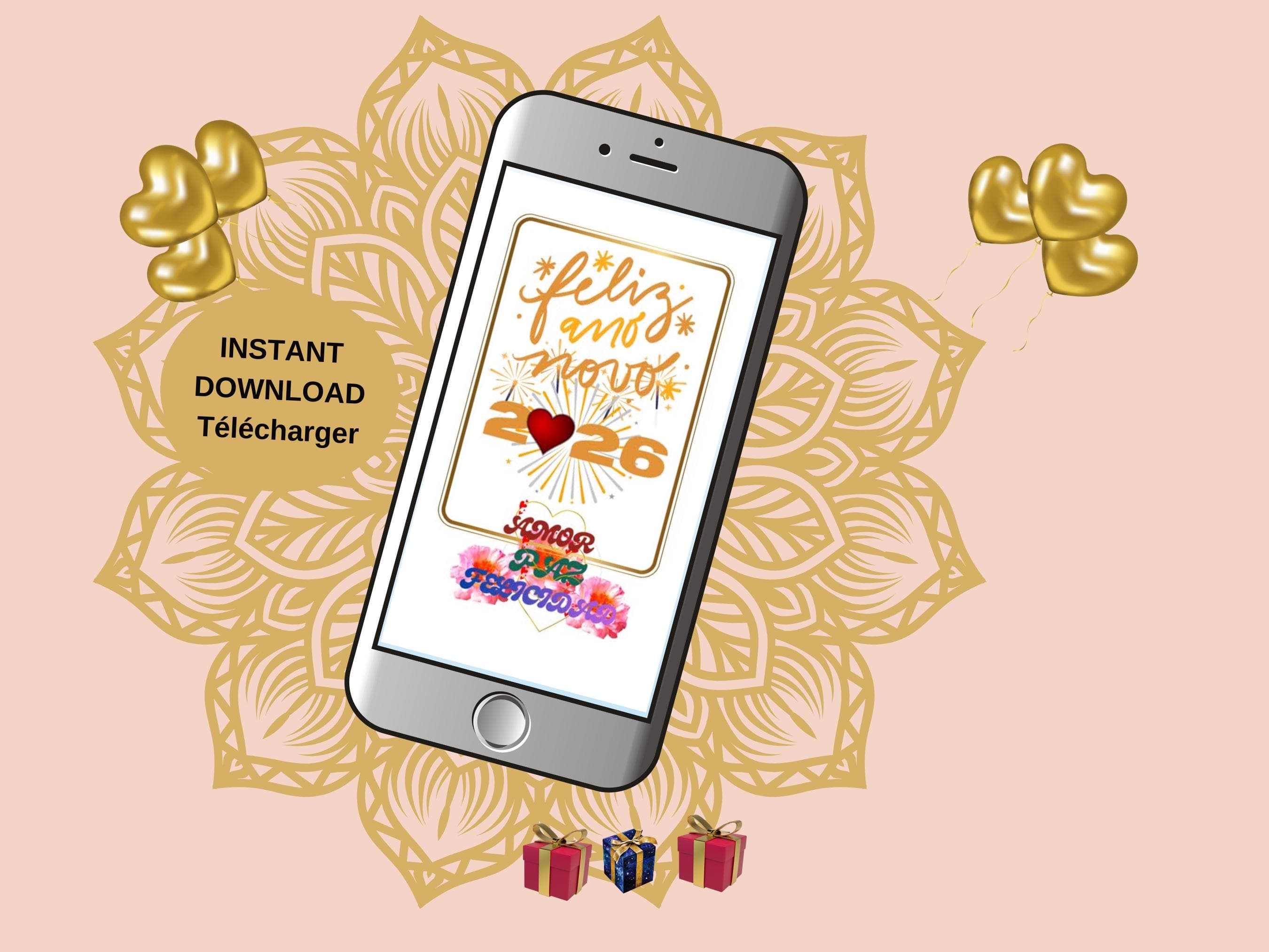 Digital New Year greetings-  Happy New Year e-cards  mobile video - Season's cards. Printable; Animated and Non- Animated Greeting cards