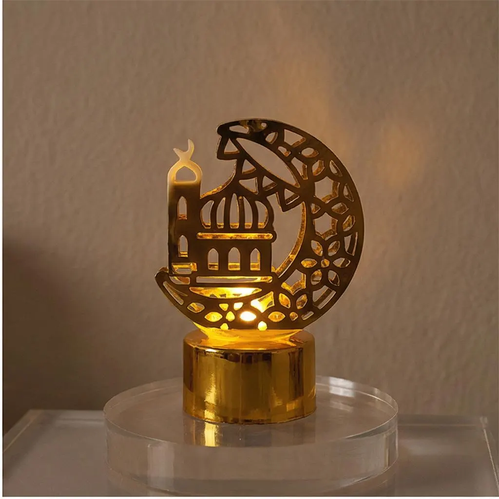 Turkish Crescent Castle Desk Lamp | Islamic Ramadan Night Light | Eid Table Decor | Ottoman Home Lighting