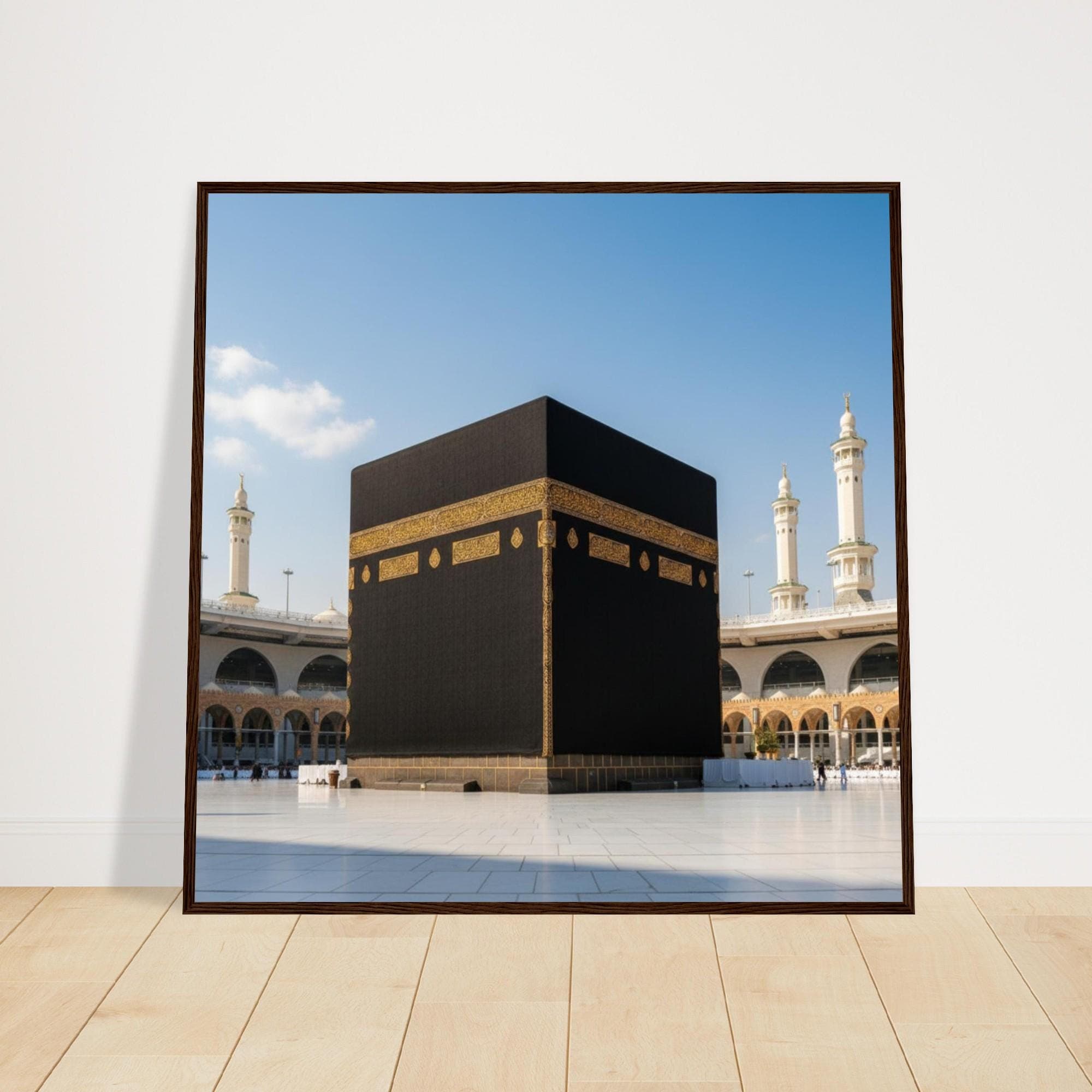 Kaaba Framed Islamic Wall Art | Sacred Mecca Poster, Muslim Home Decor Spiritual Gift - image 4
