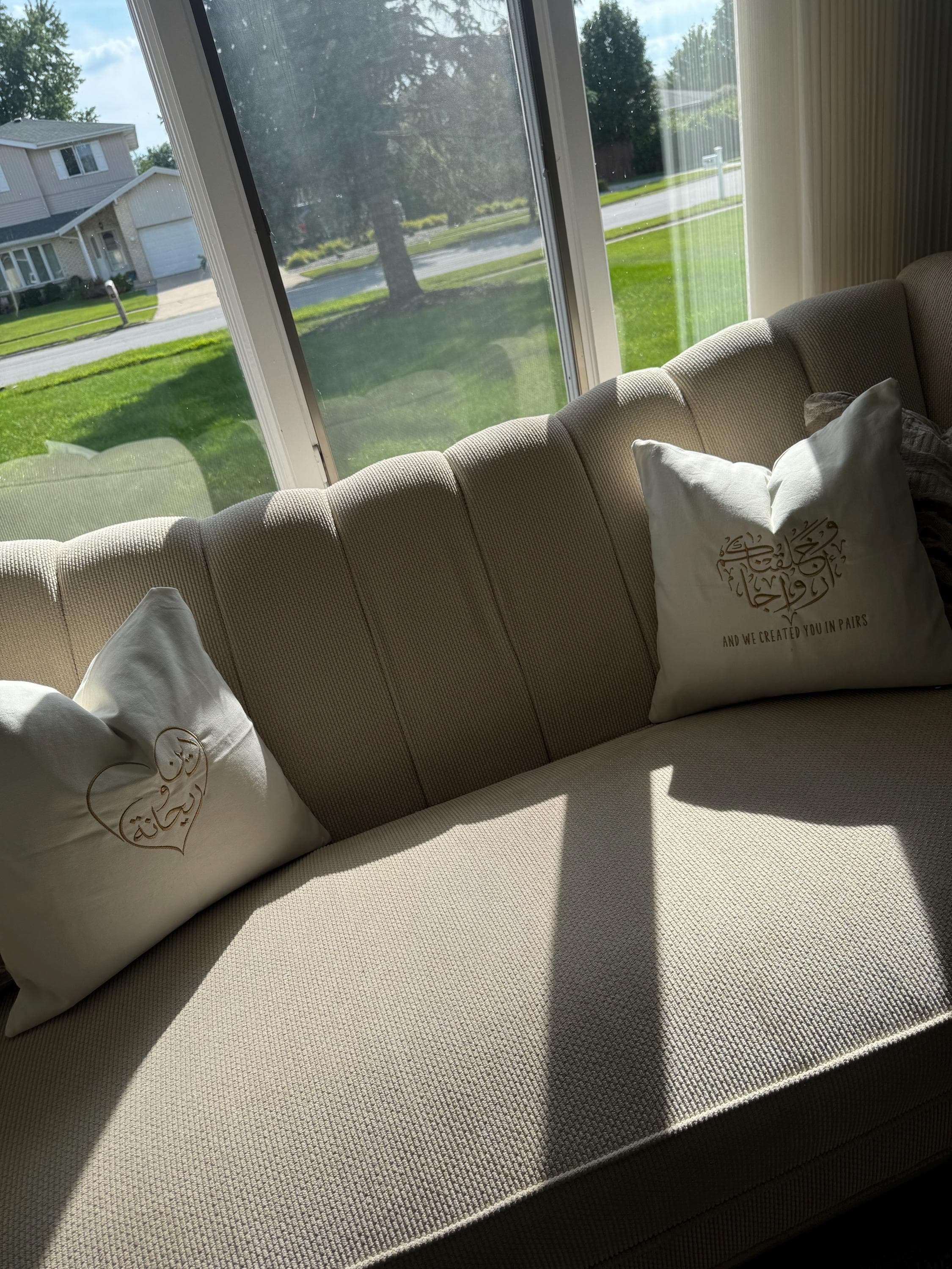 Custom Embroidered Throw Pillow Insert - image 4