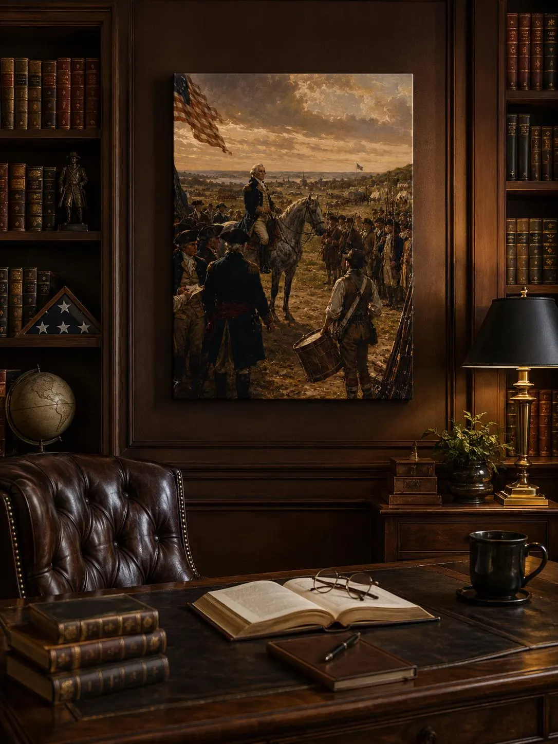 Continental Army Forms Canvas Art | Revolutionary War Decor, George Washington (1776-2026) - image 4