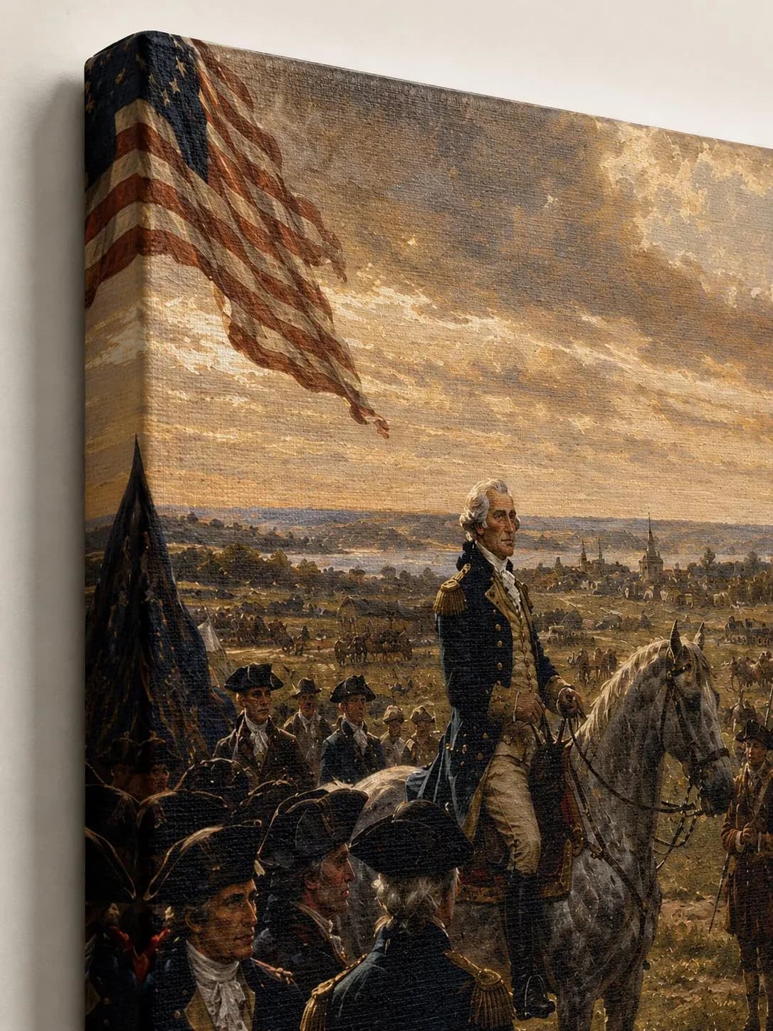 Continental Army Forms Canvas Art | Revolutionary War Decor, George Washington (1776-2026) - image 5