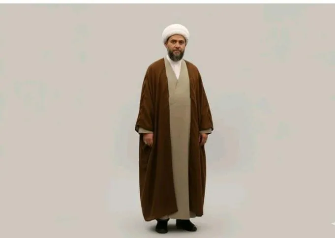 Traditional Men's Bisht Robe, Thobe, and Turban Set