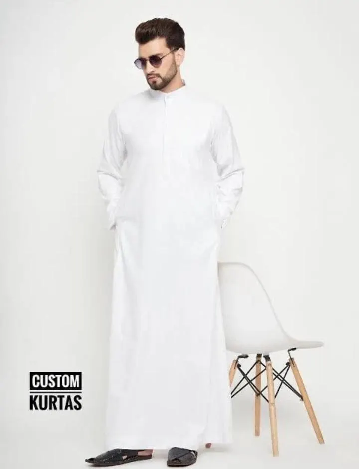 Islamic Men’s clothing, UAE thobe– Traditional Arabic Wedding Cloak - image 3