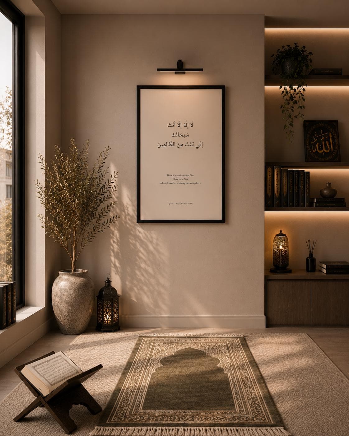 The Dua of Relief - Framed Qur’anic Wall Art - Size A2 (42cm x 59.4cm) - image 5