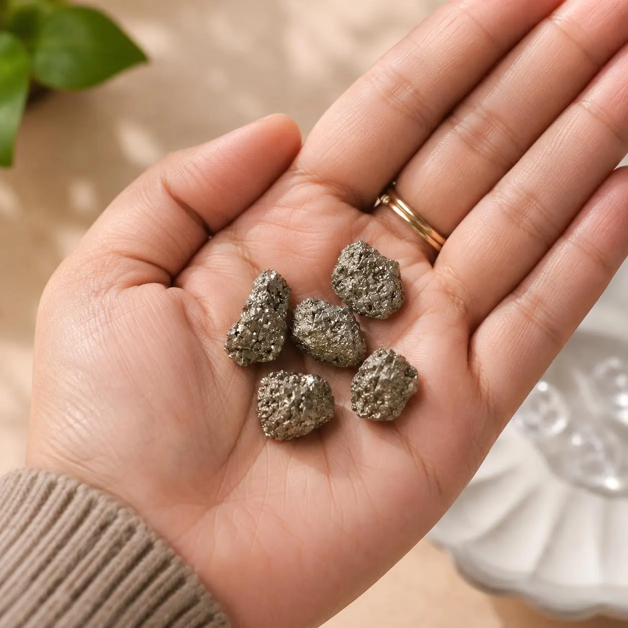 Natural Raw Pyrite Gemstone Cluster Lot | Pyrite Mini Cluster | Raw Iron Pyrite Cluster | High Quality Golden Pyrite Cluster Nuggets - image 4