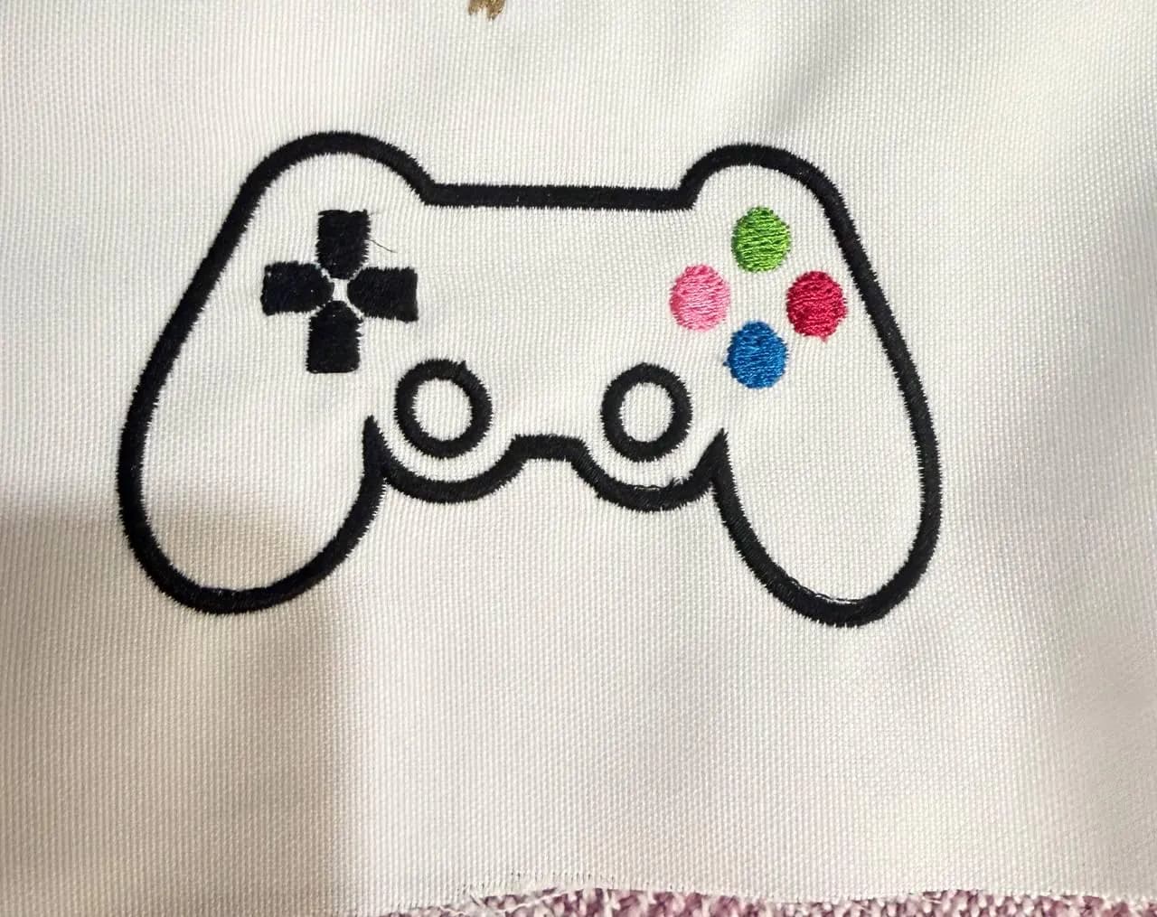 Game controller embroidery design | console outline | machine file - image 2